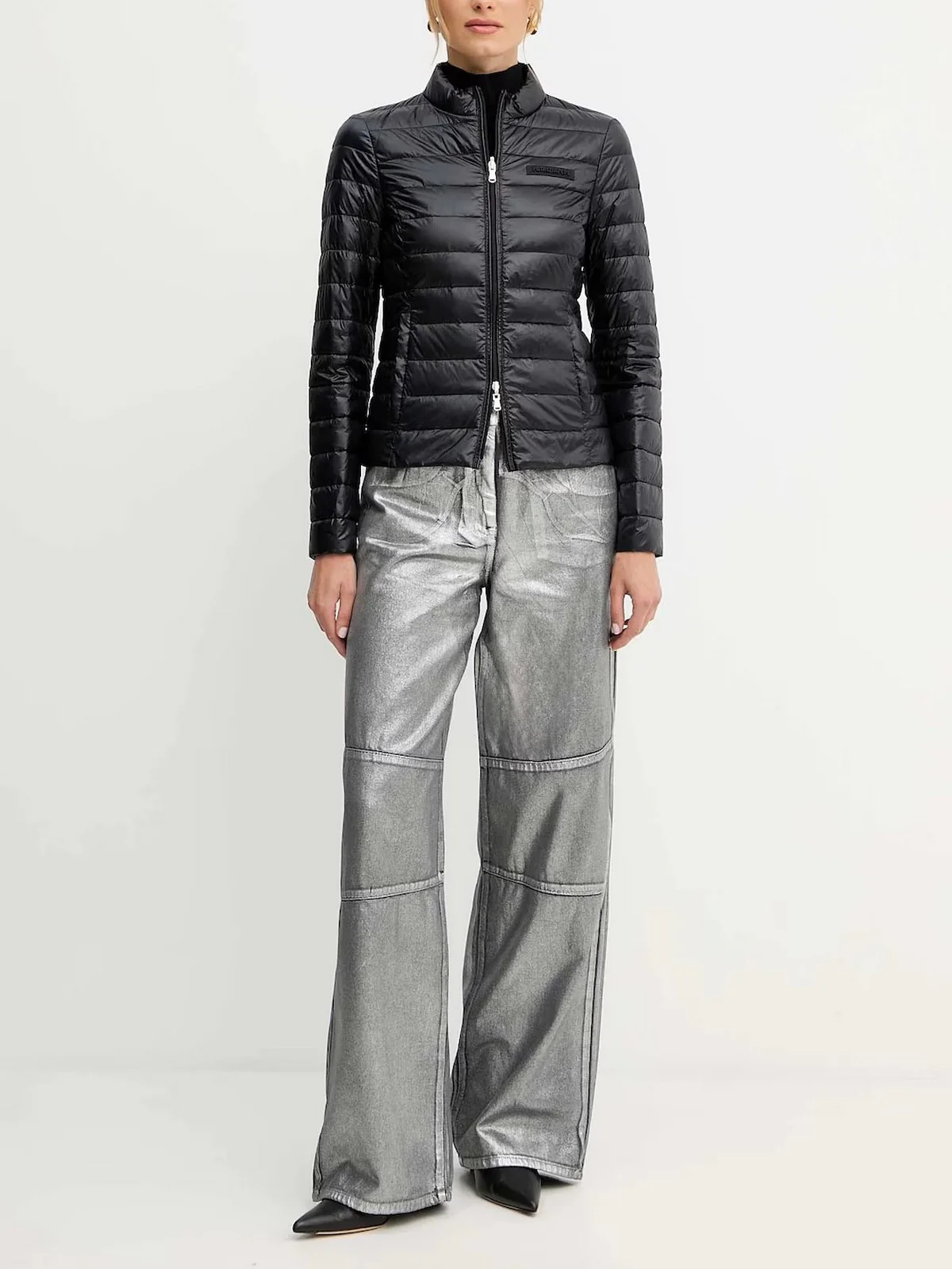 PATRIZIA PEPE Piumino Donna 8O0178 A631 K103 NERO - Image 3