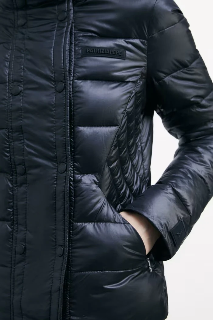 PATRIZIA PEPE Piumino Donna 8O0192 A631 K103 NERO - Image 6