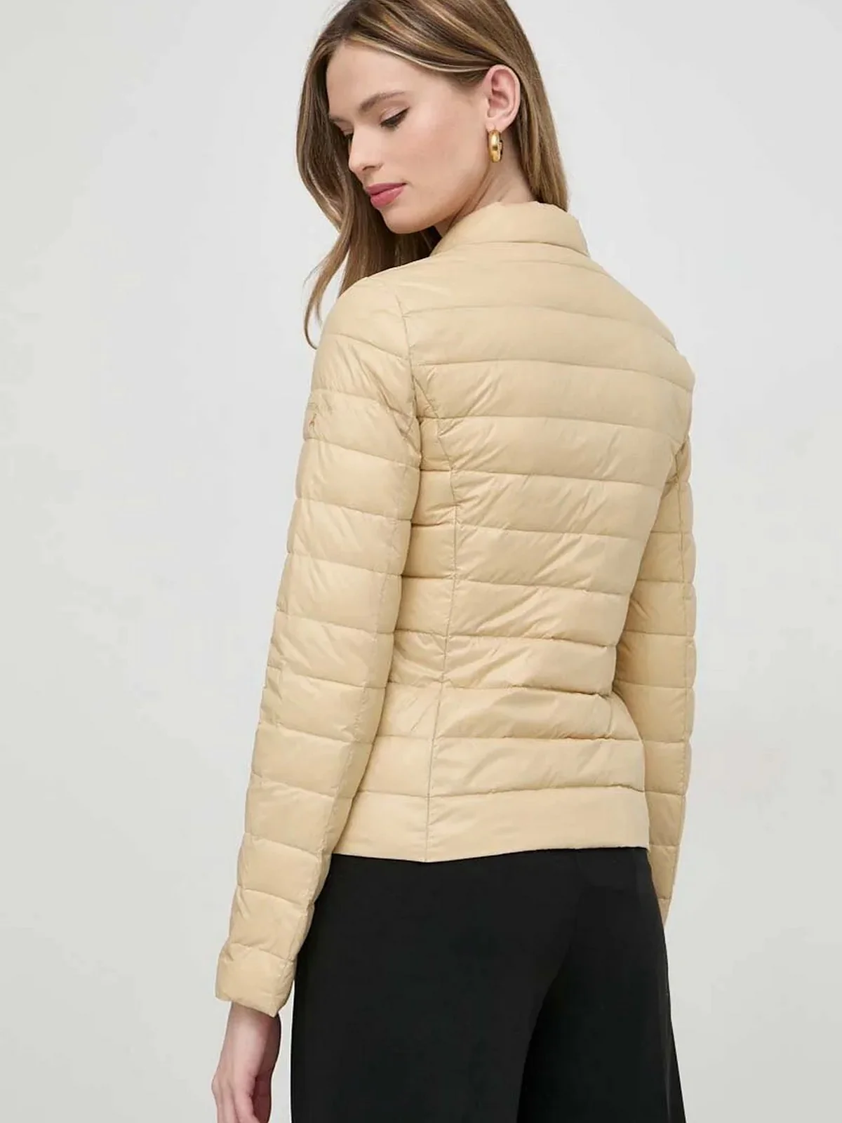 PATRIZIA PEPE Piumino Donna CO0178 A503 B814 Beige - Image 4