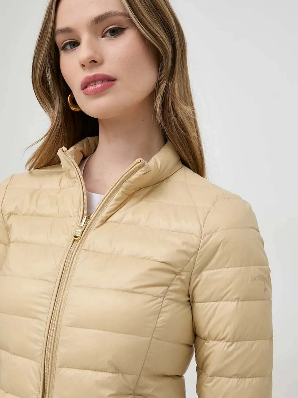 PATRIZIA PEPE Piumino Donna CO0178 A503 B814 Beige - Image 5