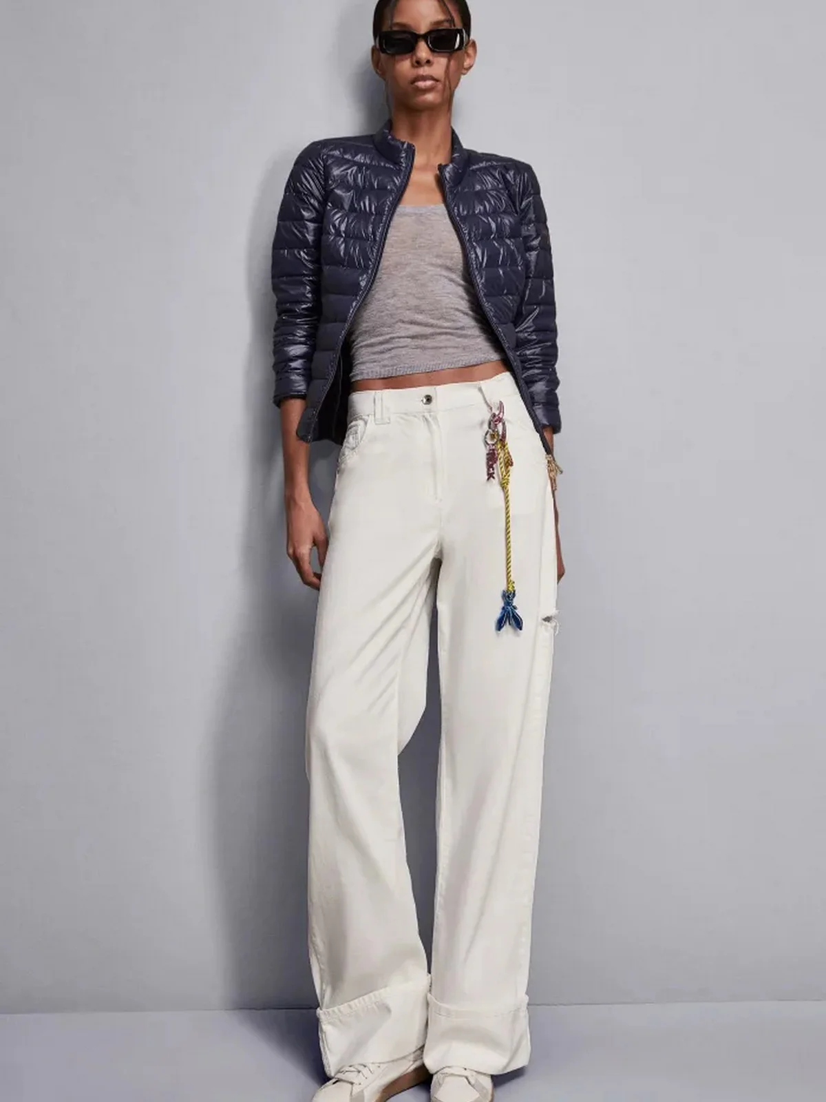 PATRIZIA PEPE Piumino Donna  CO0178 A503 C789 Blu - Image 6