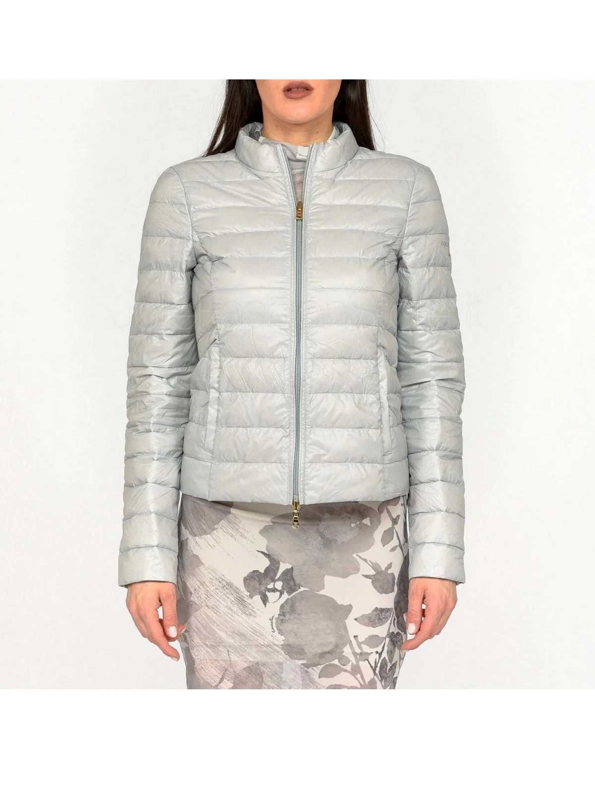 PATRIZIA PEPE Piumino Donna  CO0178 A503 S702 Glass Gray - Image 4