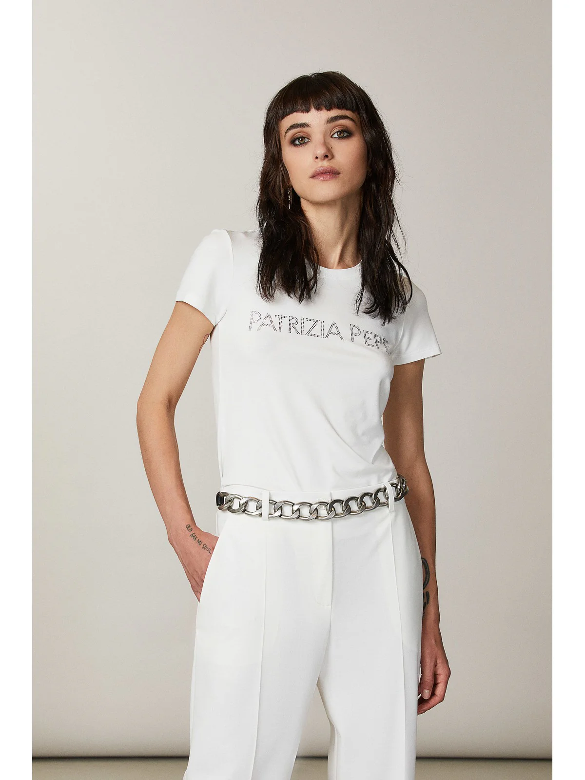 PATRIZIA PEPE T-Shirt e Polo Donna CM1419 J013 W146 Bianco - Image 2