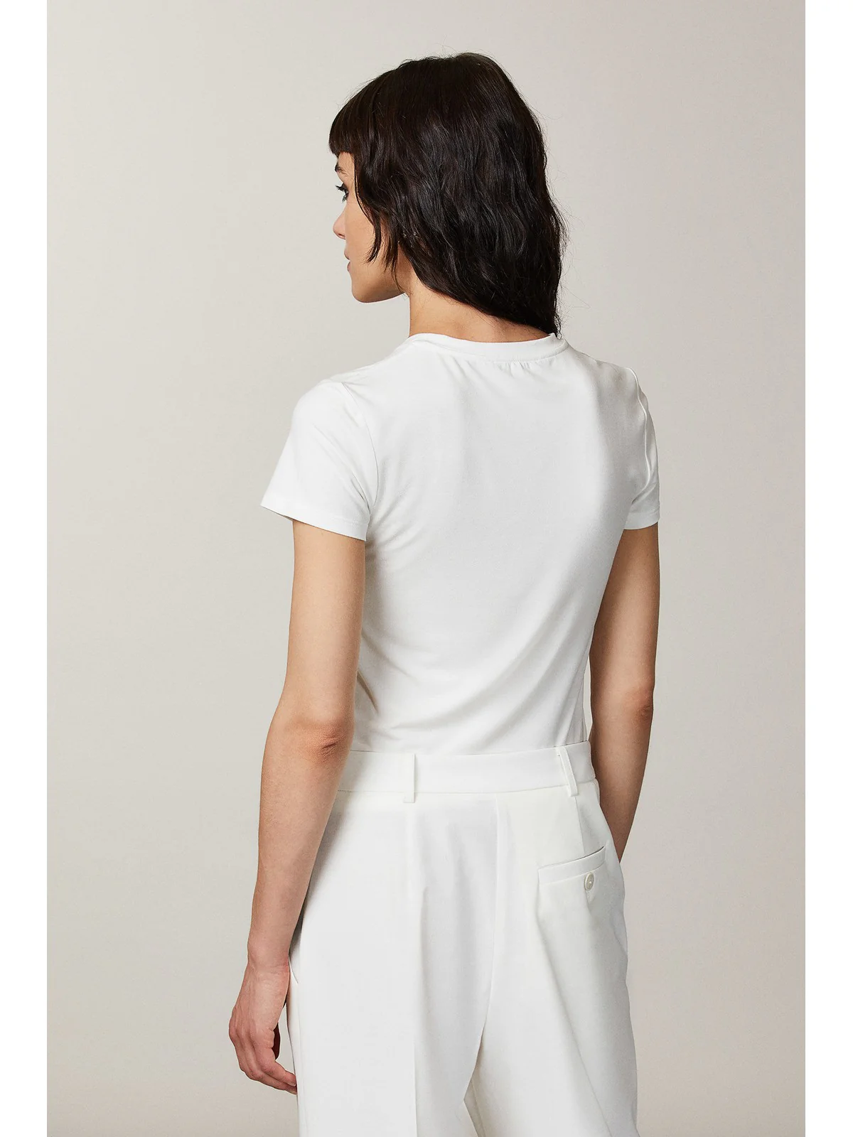 PATRIZIA PEPE T-Shirt e Polo Donna CM1419 J013 W146 Bianco - Image 4