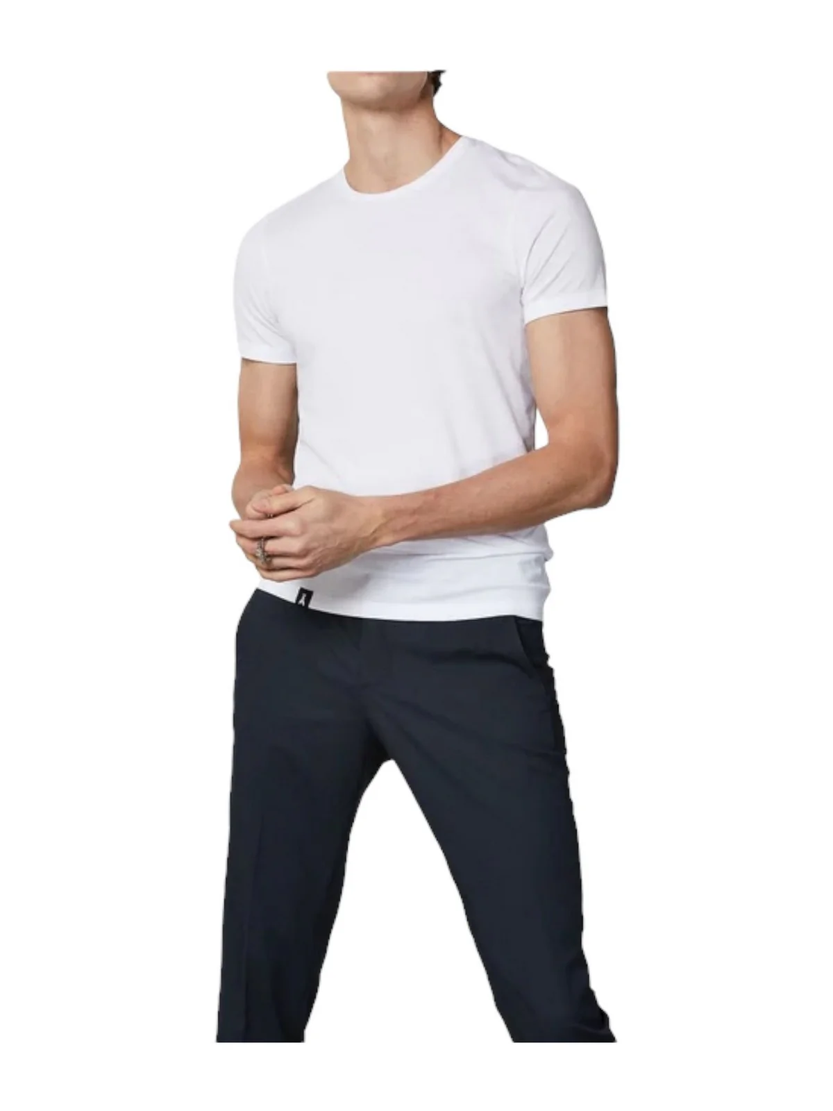 PATRIZIA PEPE T-Shirt e Polo Uomo  5M1343 JT23 W103 Bianco - Image 2