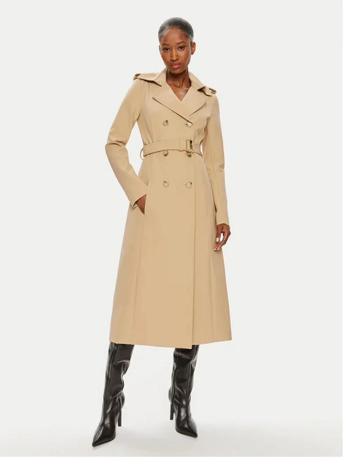 PATRIZIA PEPE Trench Donna 8O0137 A2AW B663 Beige - Image 2