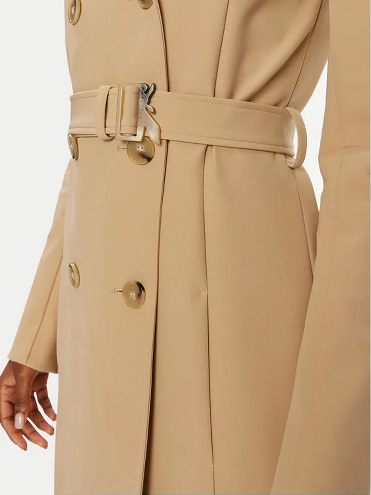 PATRIZIA PEPE Trench Donna 8O0137 A2AW B663 Beige - Image 4