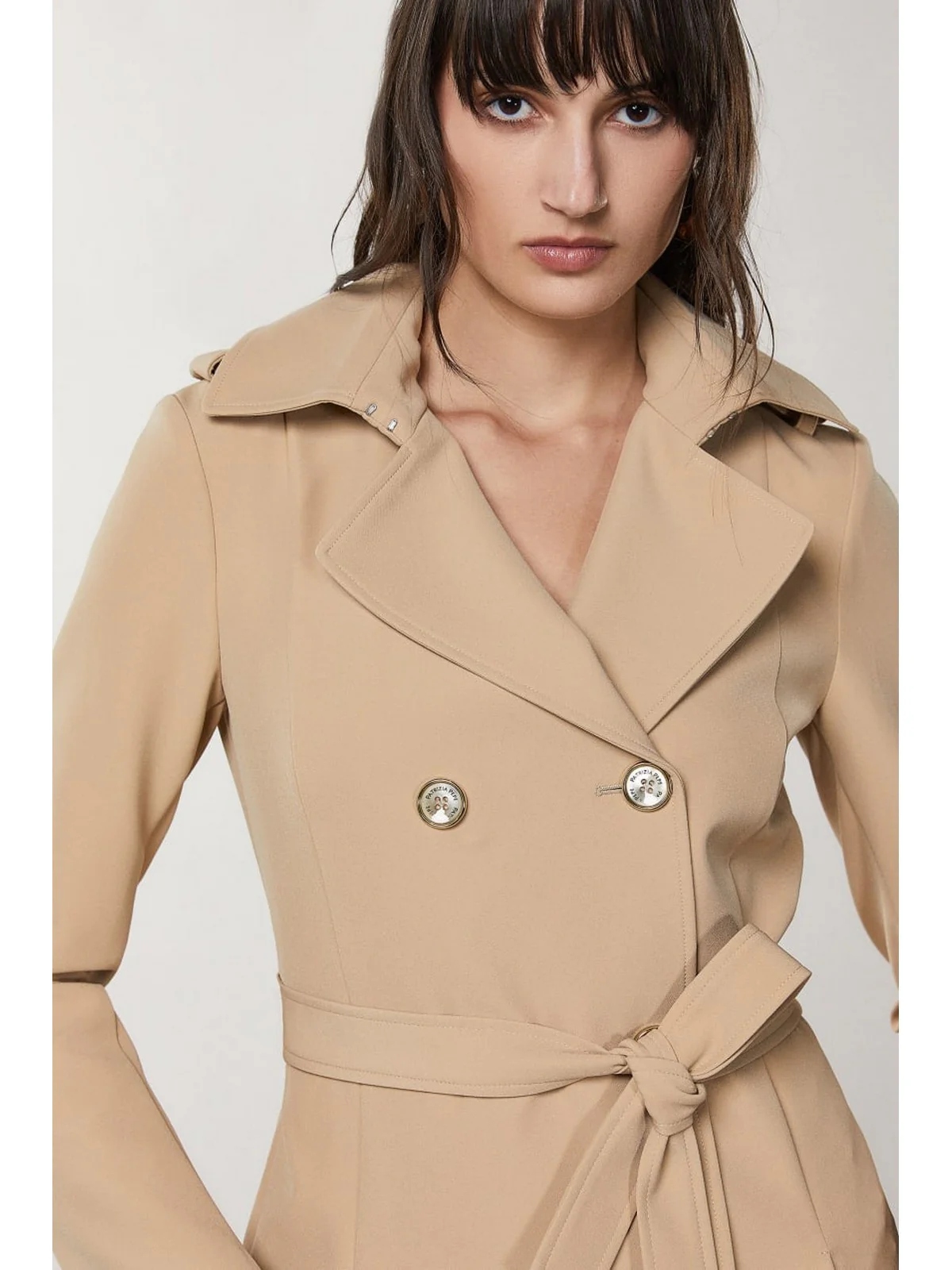 PATRIZIA PEPE Trench Donna  CO0188 A2AW B663 Beige - Image 2