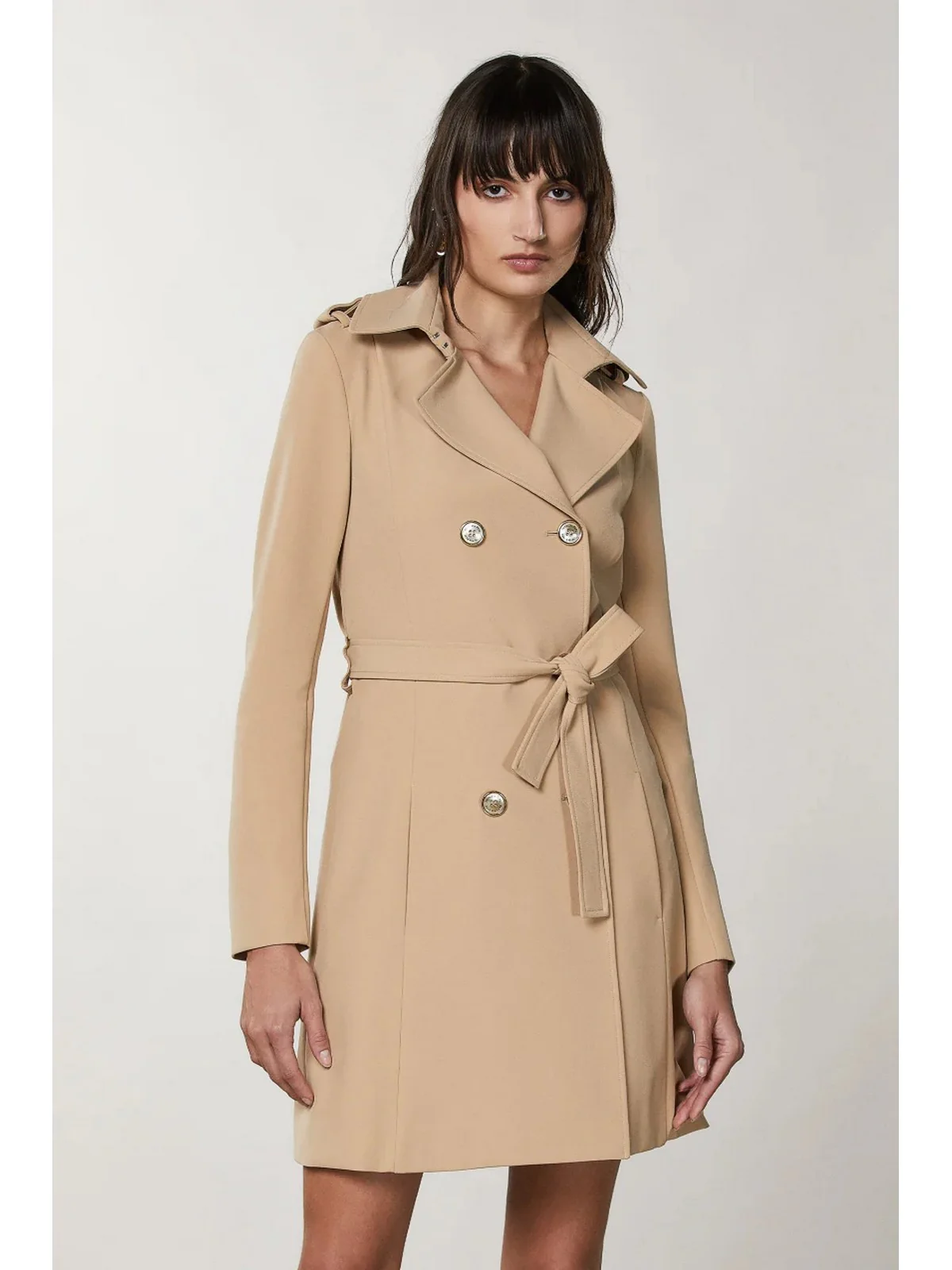 PATRIZIA PEPE Trench Donna  CO0188 A2AW B663 Beige - Image 4