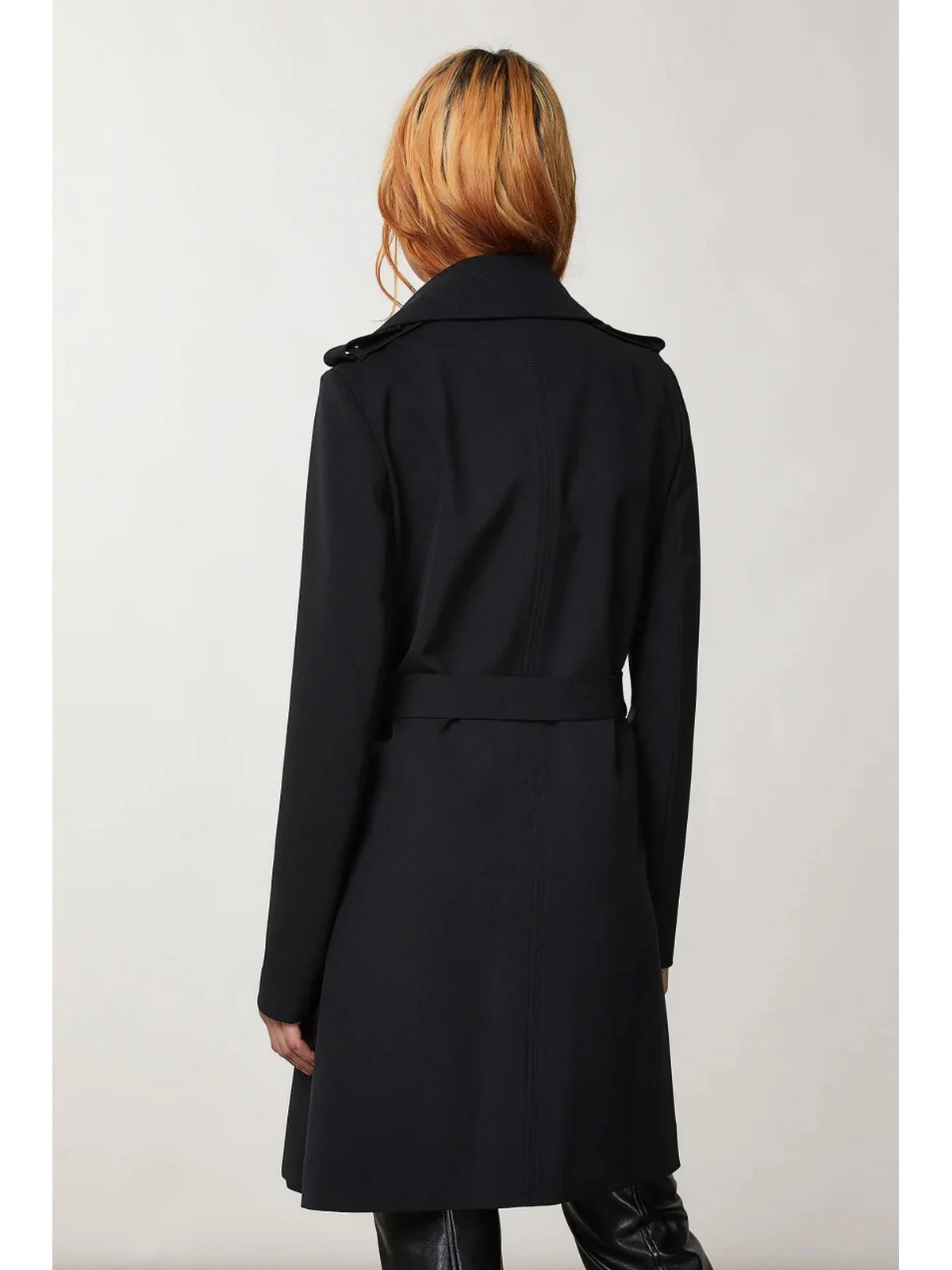 PATRIZIA PEPE Trench Donna  CO0188 A2AW K103 Nero - Image 4
