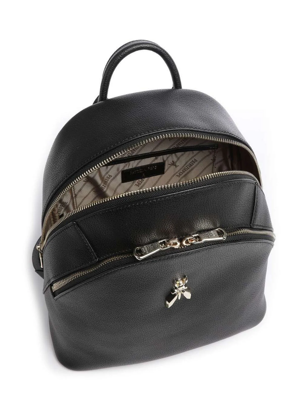 PATRIZIA PEPE Zaino Donna  CB0056 L001 K118 BLACK/LIGHT GOLD - Image 2