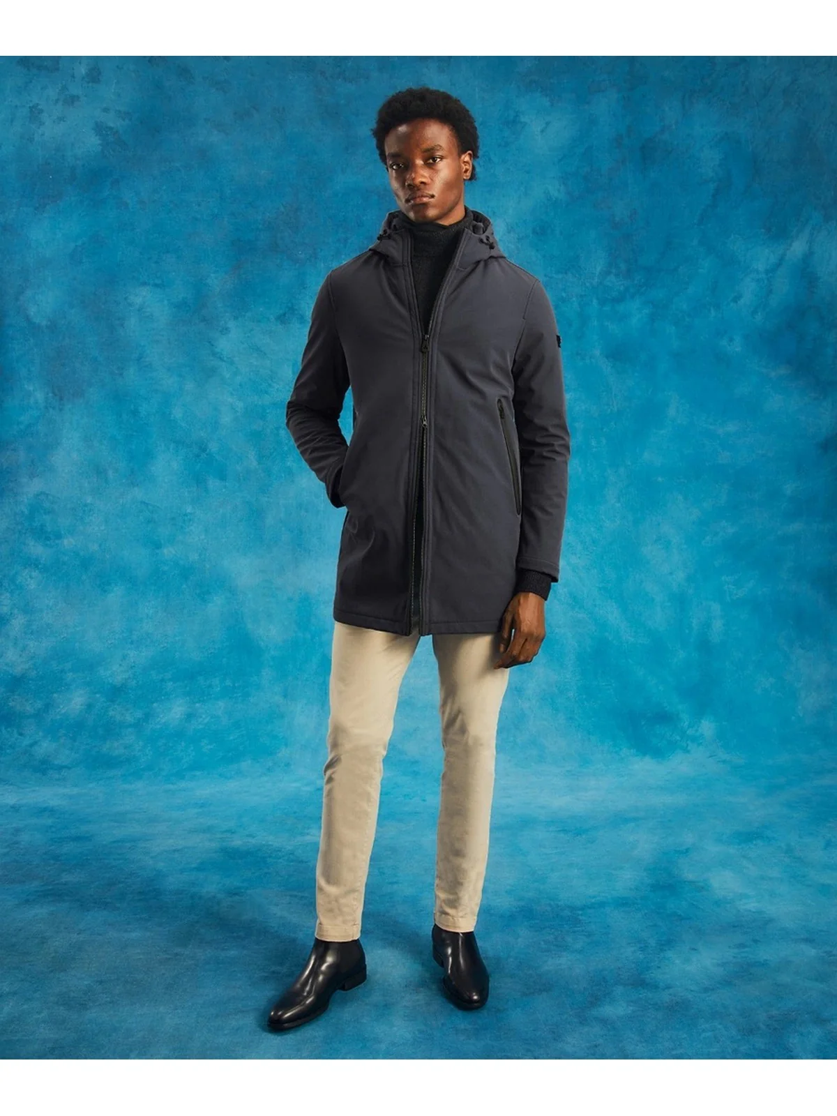 PEUTEREY Giubbino Uomo  PEU4840 01181893 215 Blu - Image 4