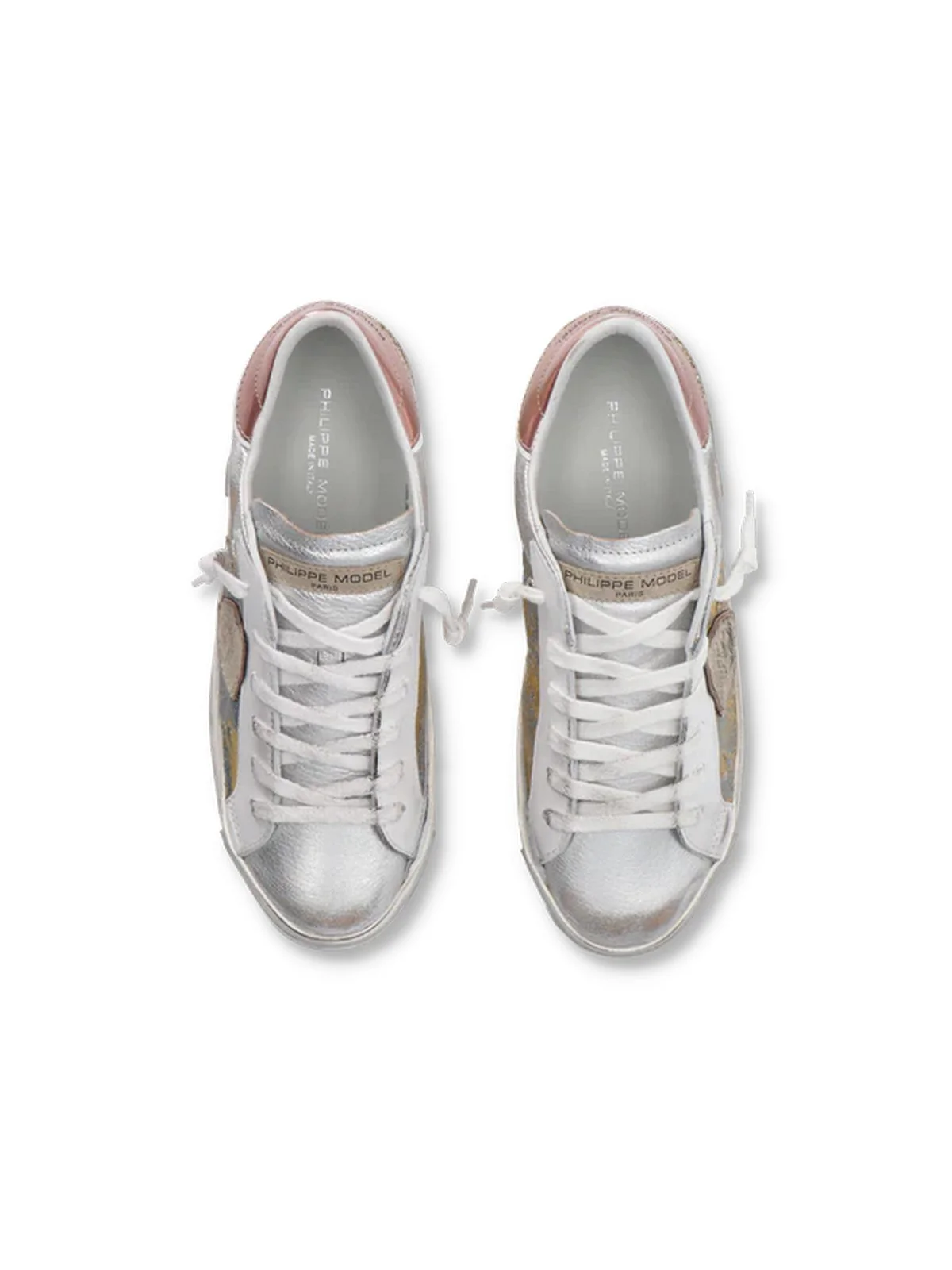 PHILIPPE MODEL Sneaker Donna Prsx Low Woman PRLD IVX2 Blu - Image 4