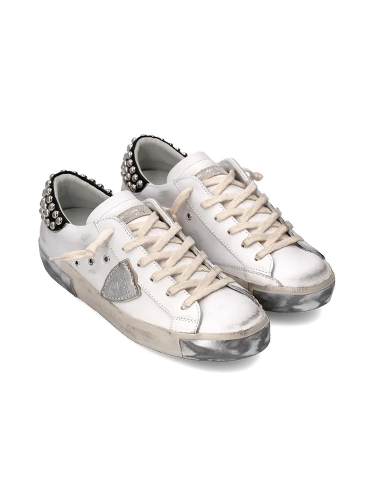 PHILIPPE MODEL Sneaker Donna Prsx Low Woman PRLD SVS1 Bianco - Image 2