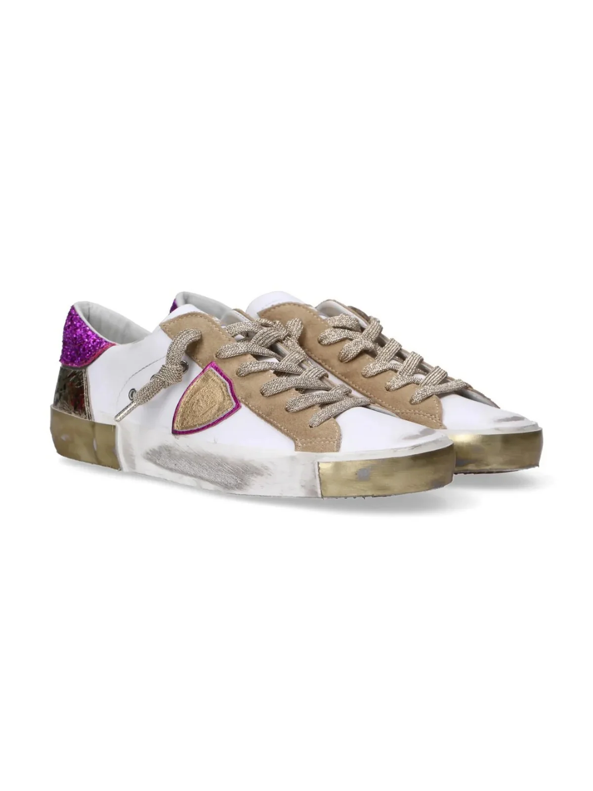 PHILIPPE MODEL Sneaker Donna Prsx Low Woman PRLD VAN2 Bianco - Image 2