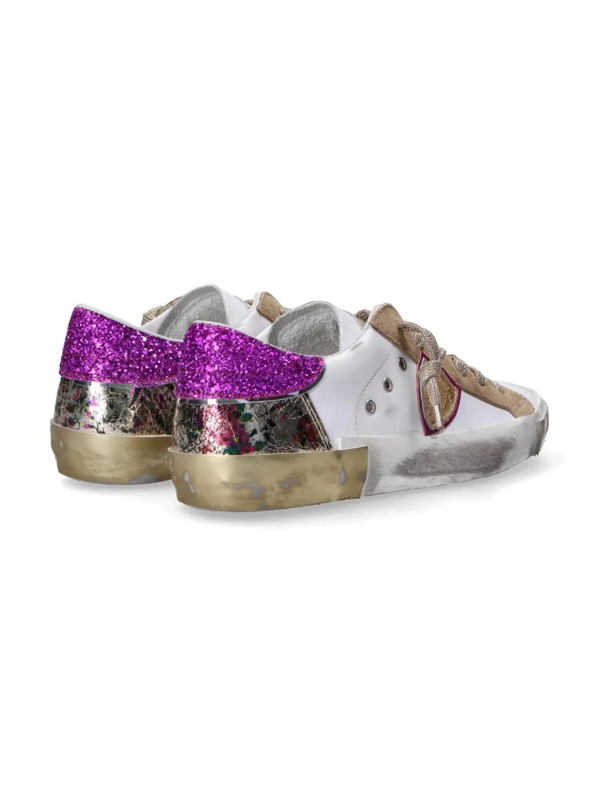 PHILIPPE MODEL Sneaker Donna Prsx Low Woman PRLD VAN2 Bianco - Image 3