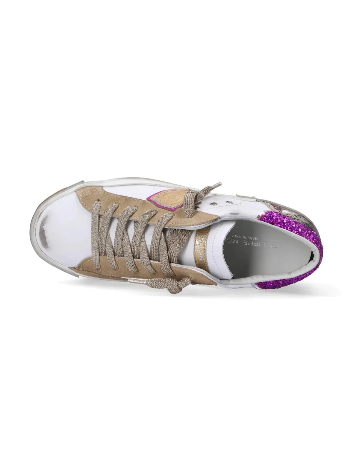 PHILIPPE MODEL Sneaker Donna Prsx Low Woman PRLD VAN2 Bianco - Image 5