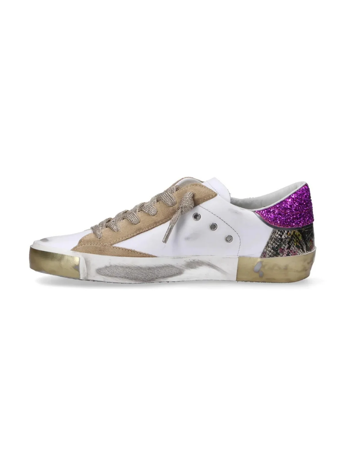 PHILIPPE MODEL Sneaker Donna Prsx Low Woman PRLD VAN2 Bianco - Image 6