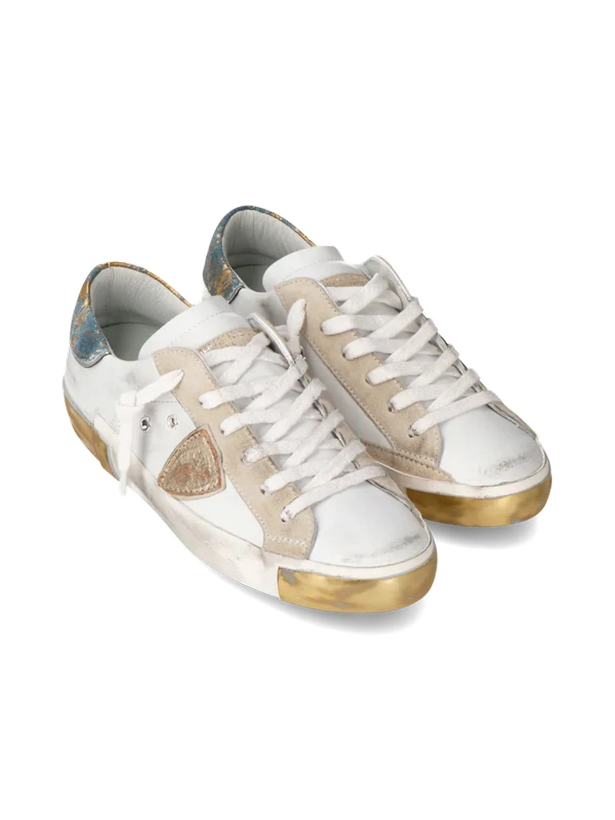 PHILIPPE MODEL Sneaker Donna Prsx Low Woman PRLD VDM1 Bianco - Image 2