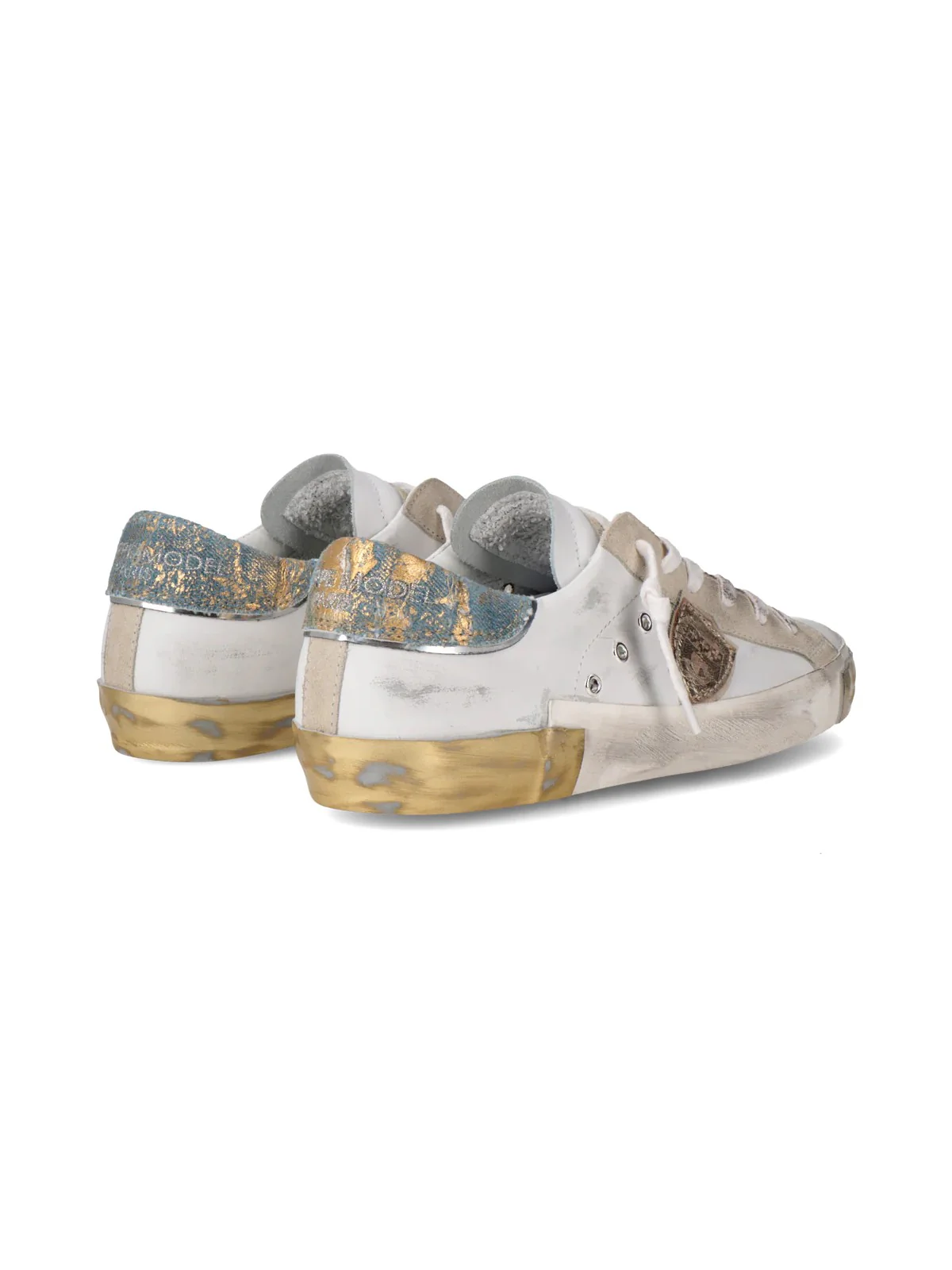 PHILIPPE MODEL Sneaker Donna Prsx Low Woman PRLD VDM1 Bianco - Image 3