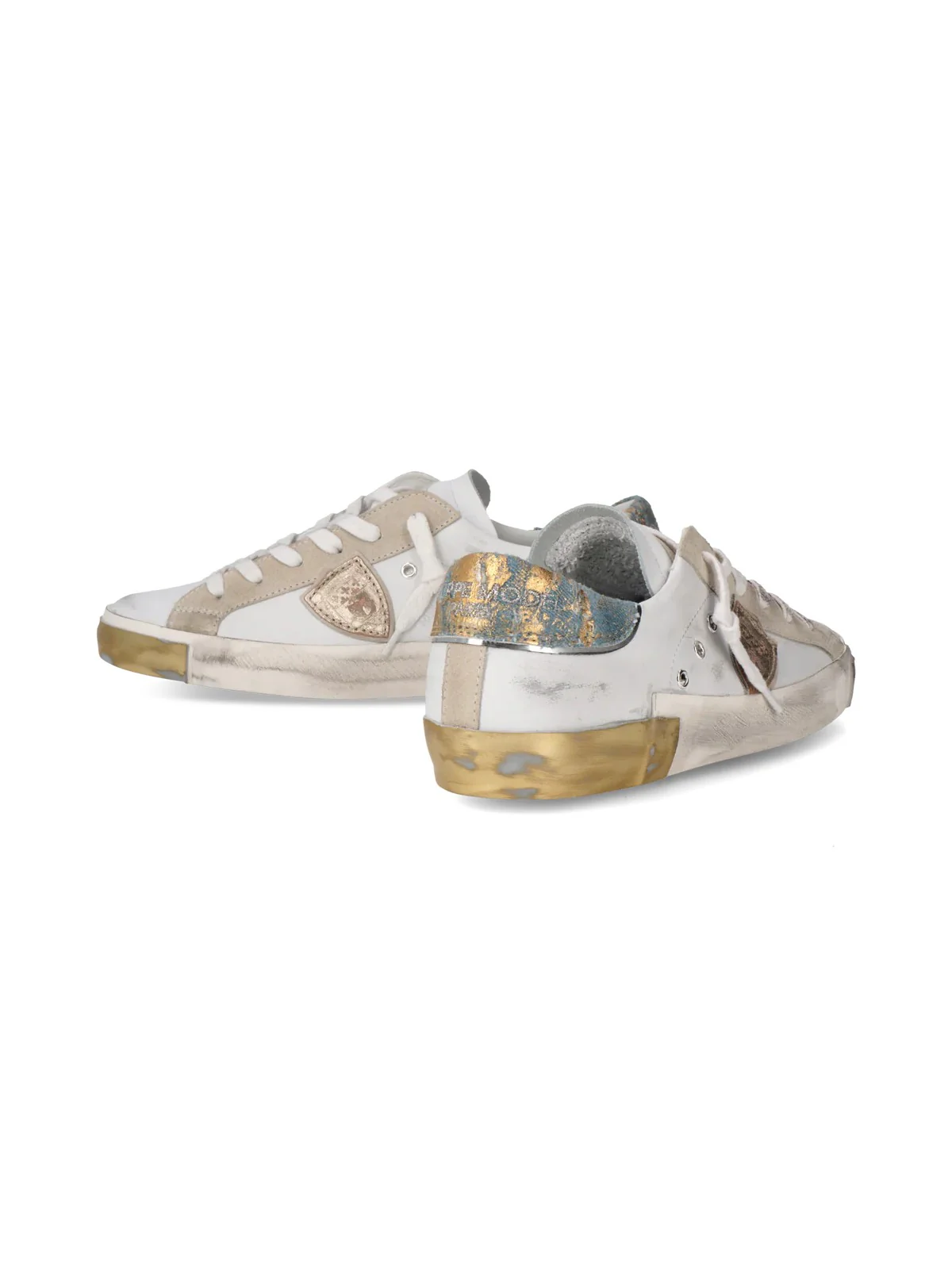 PHILIPPE MODEL Sneaker Donna Prsx Low Woman PRLD VDM1 Bianco - Image 6