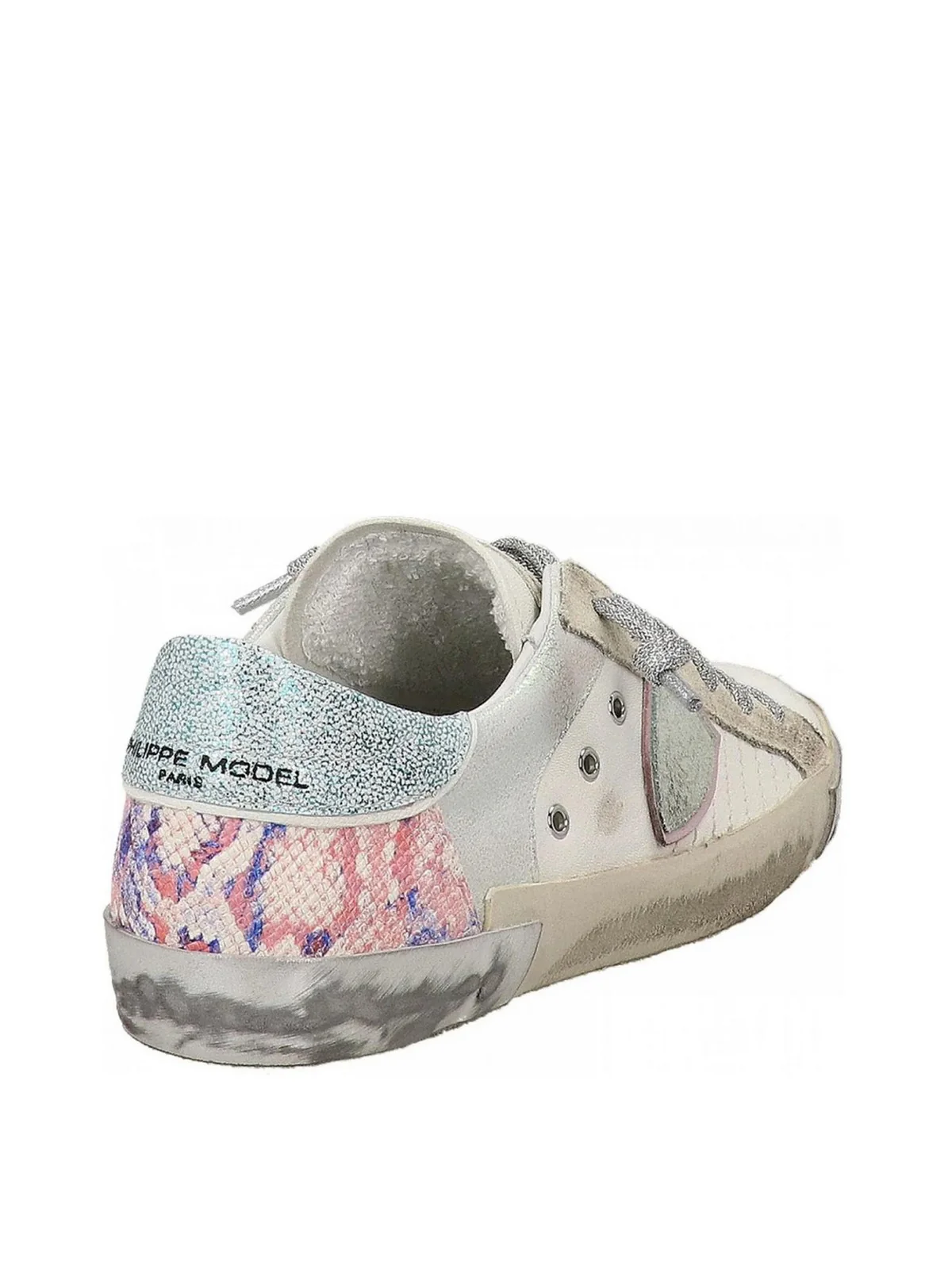 PHILIPPE MODEL Sneaker Donna Prsx Low Woman PRLD VYX2 Bianco - Image 3