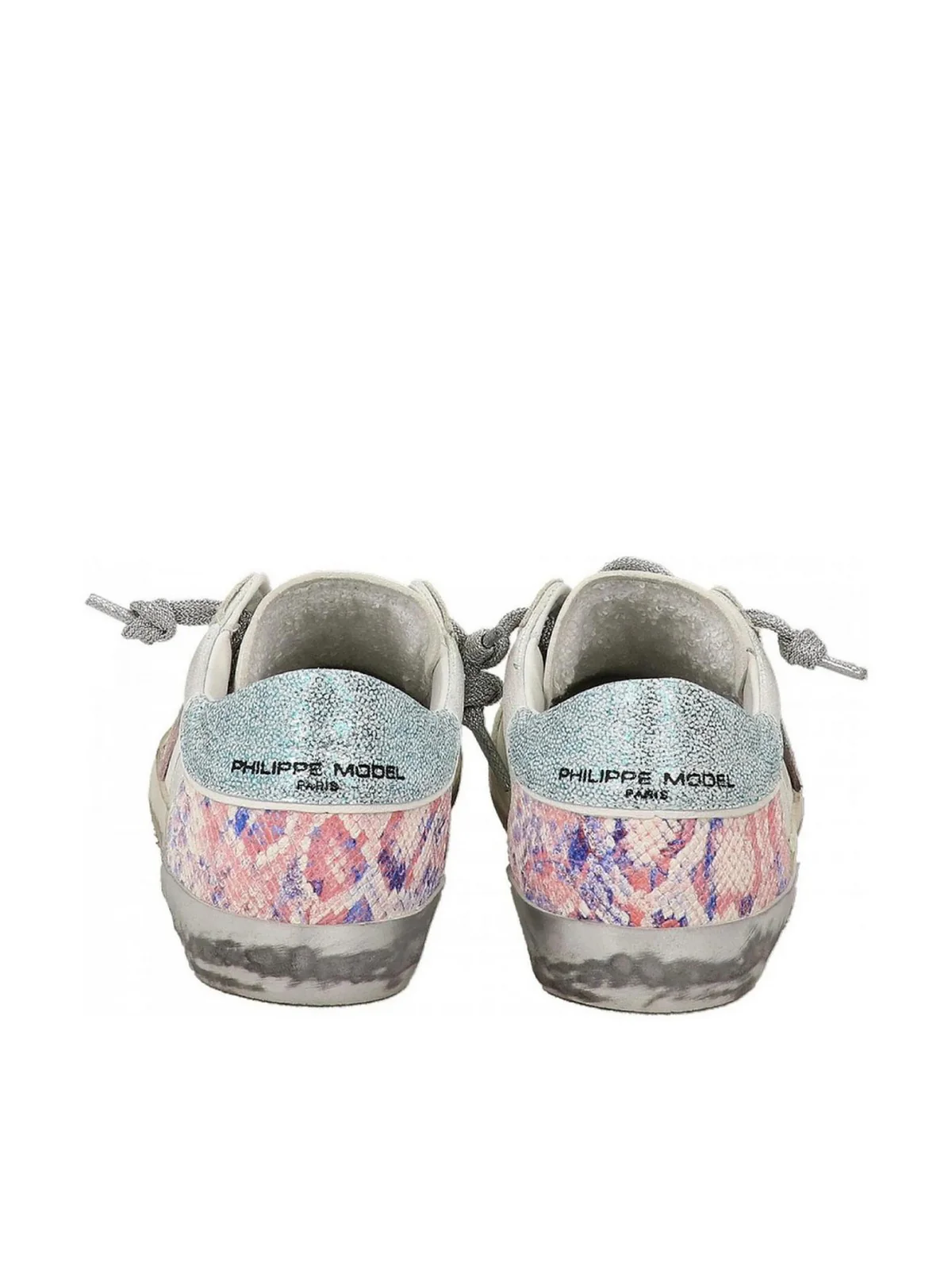 PHILIPPE MODEL Sneaker Donna Prsx Low Woman PRLD VYX2 Bianco - Image 4