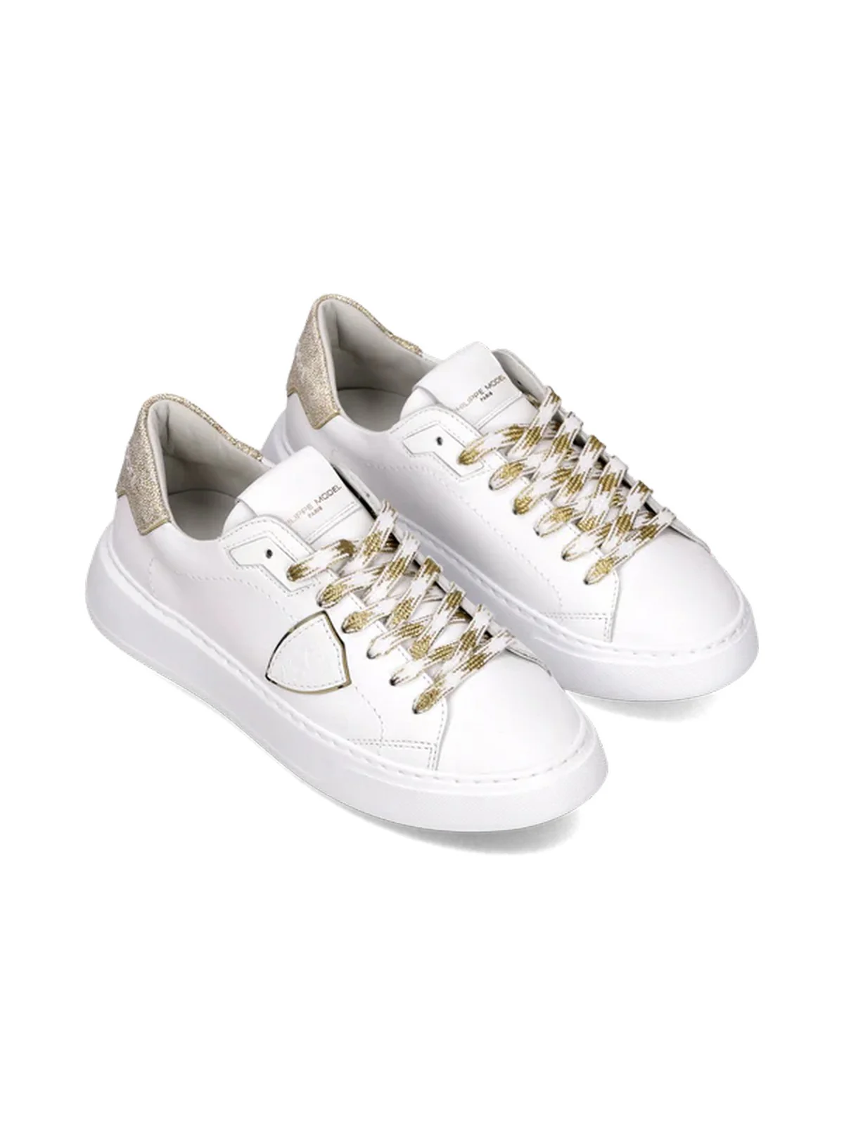 PHILIPPE MODEL Sneaker Donna Temple low woman BTLD VG12 Bianco - Image 2