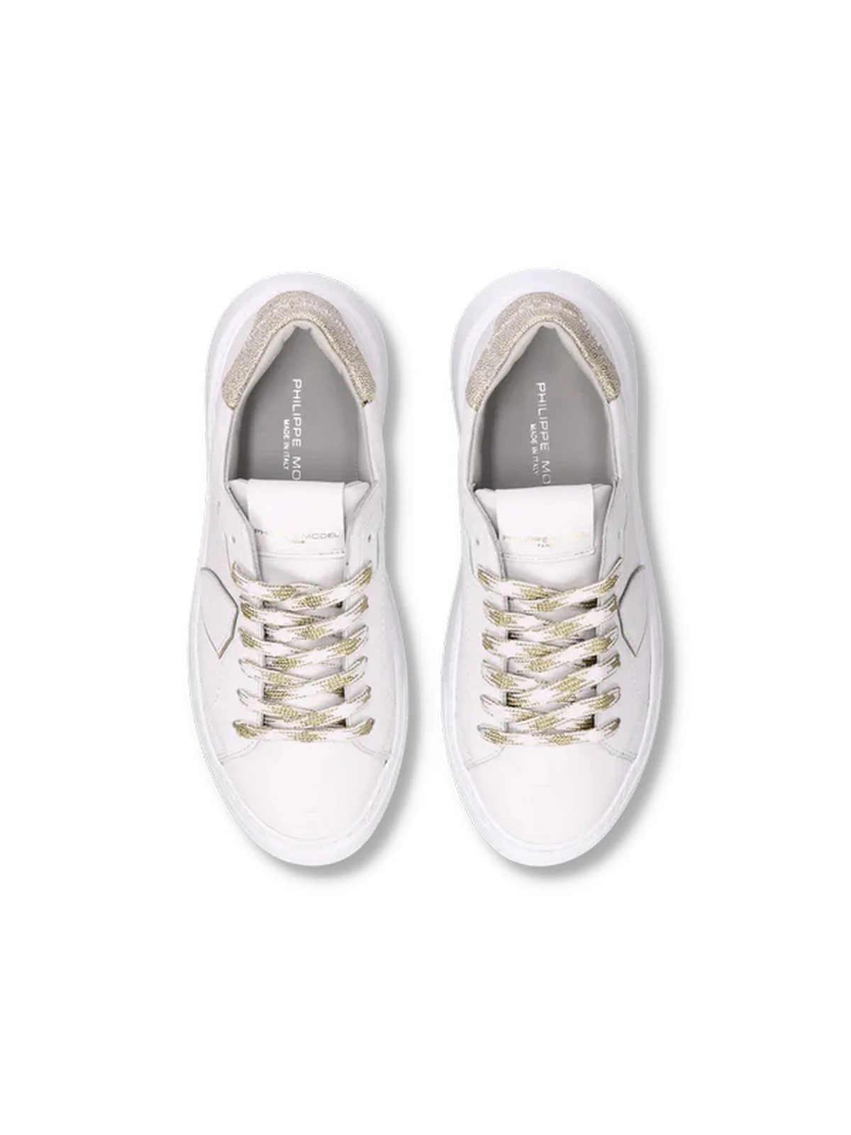 PHILIPPE MODEL Sneaker Donna Temple low woman BTLD VG12 Bianco - Image 3