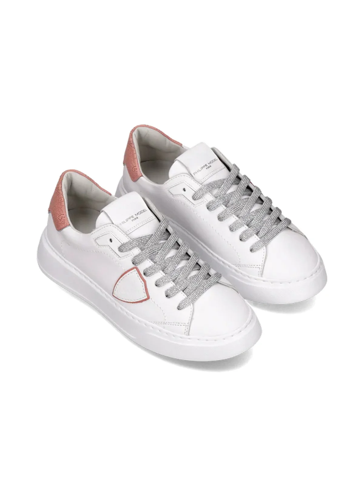 PHILIPPE MODEL Sneaker Donna Temple low woman BTLD VHP1 Bianco - Image 2