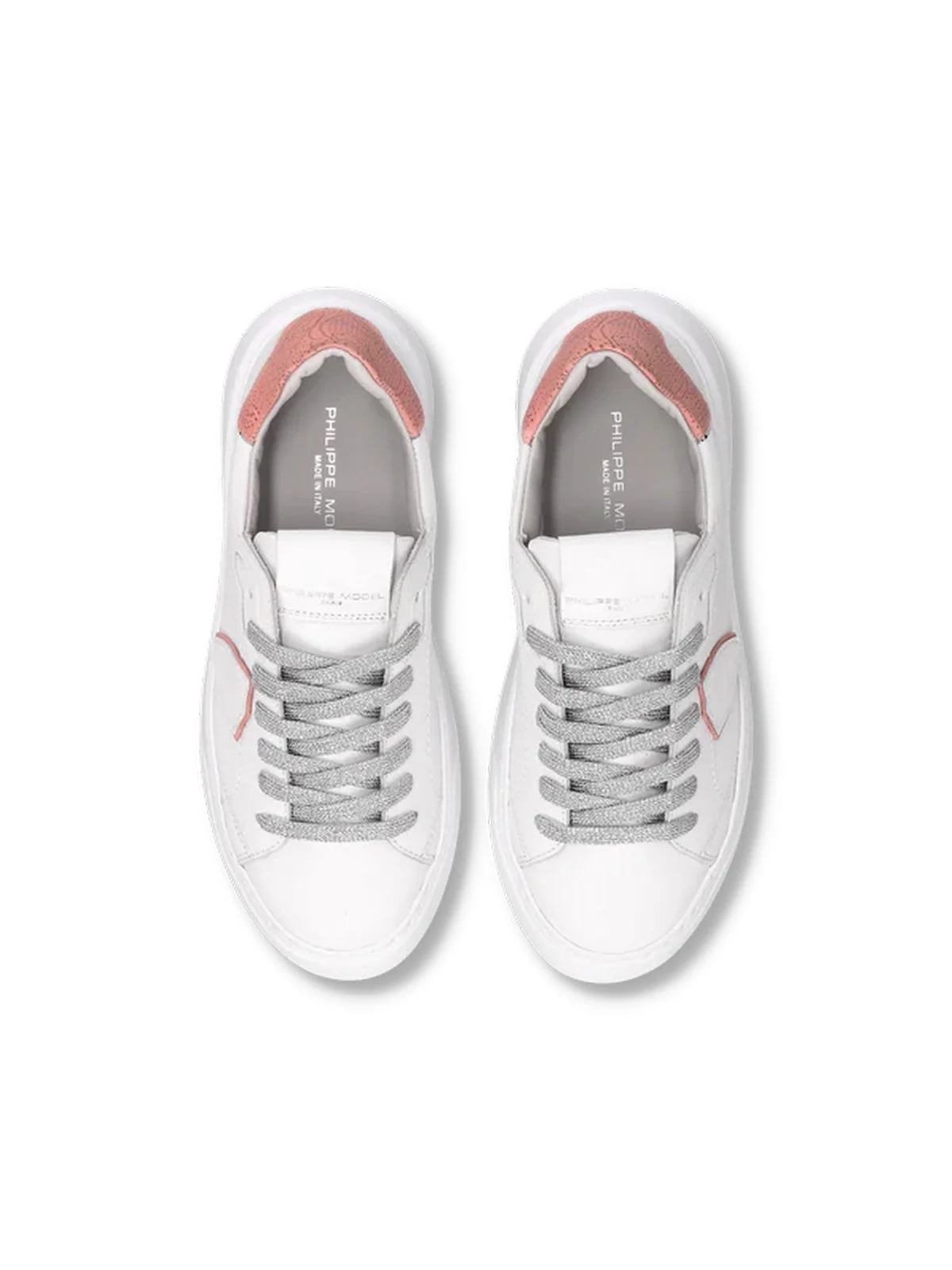 PHILIPPE MODEL Sneaker Donna Temple low woman BTLD VHP1 Bianco - Image 3