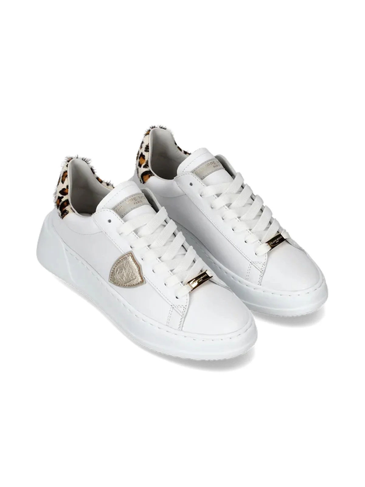 PHILIPPE MODEL Sneaker Donna Tres temple low woman BJLD VA01 Bianco - Image 2
