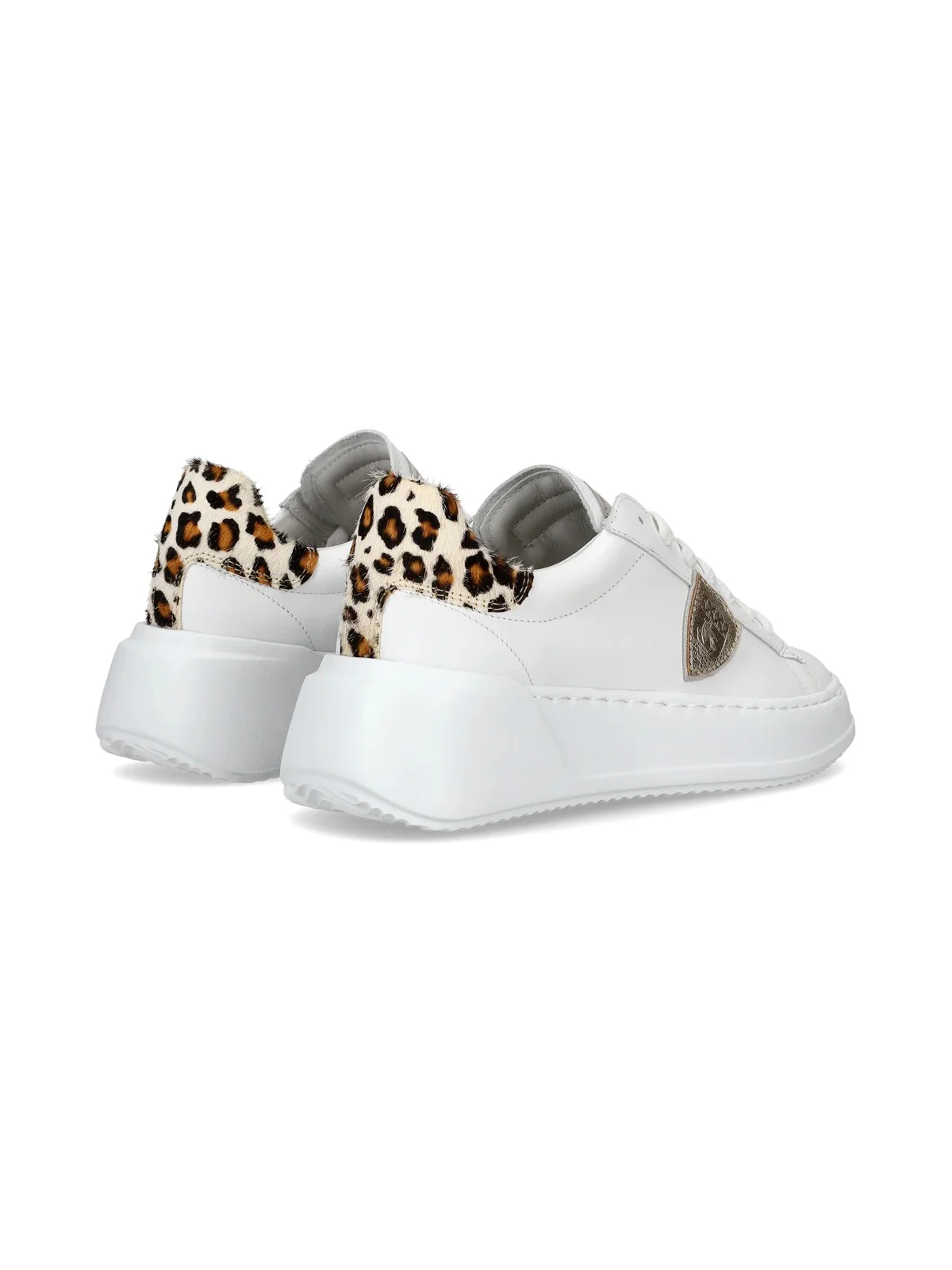 PHILIPPE MODEL Sneaker Donna Tres temple low woman BJLD VA01 Bianco - Image 3