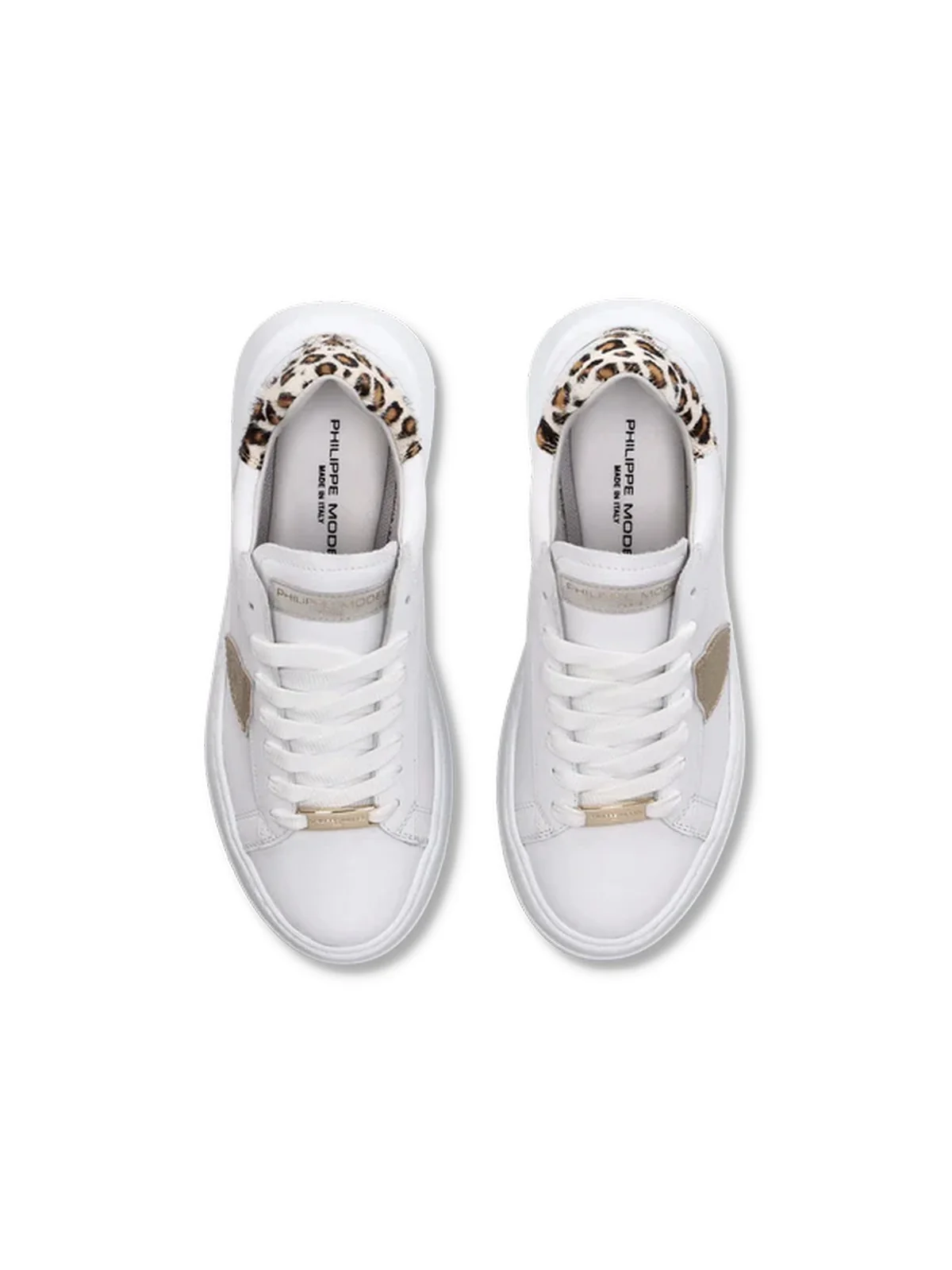PHILIPPE MODEL Sneaker Donna Tres temple low woman BJLD VA01 Bianco - Image 4