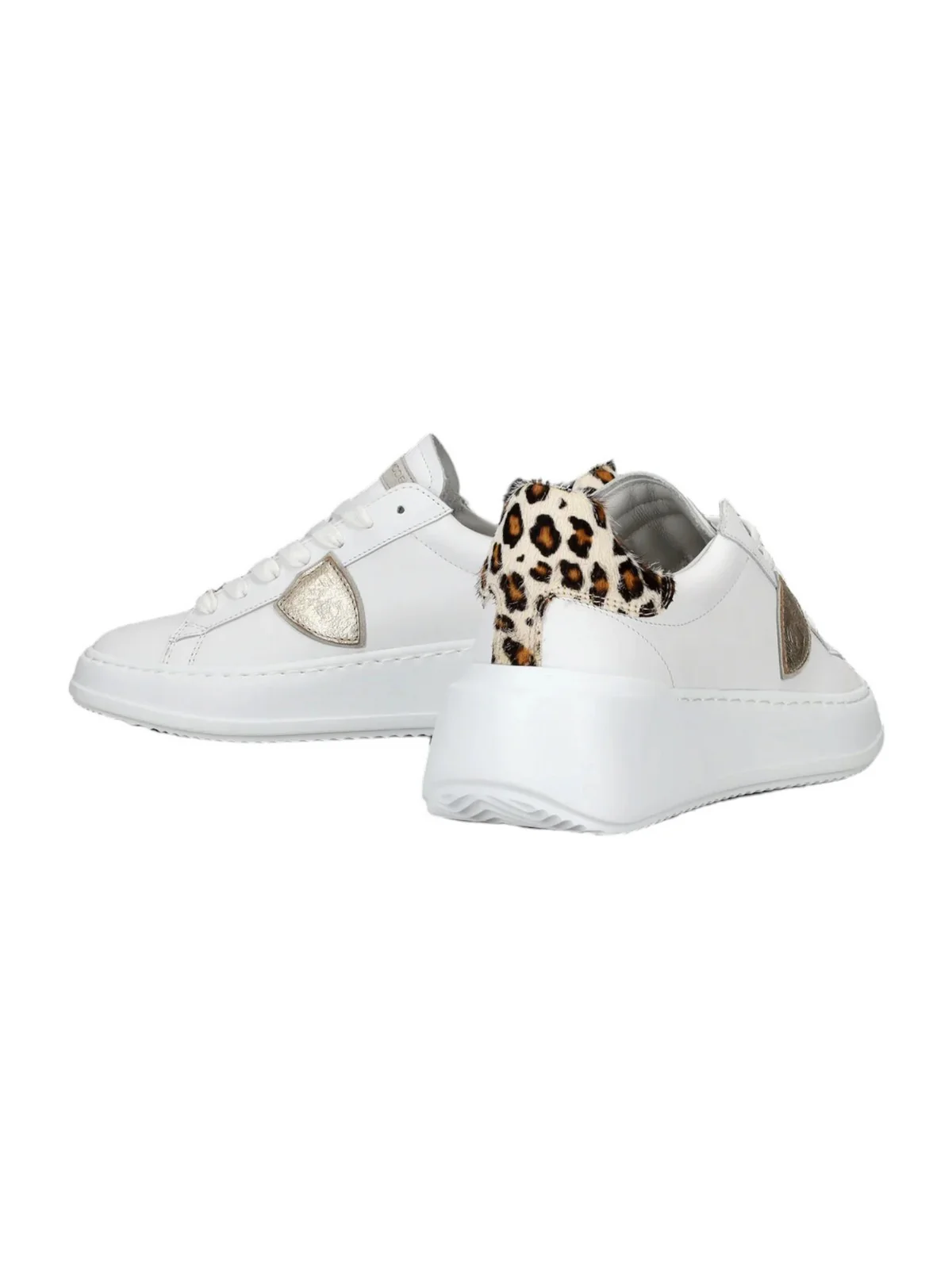 PHILIPPE MODEL Sneaker Donna Tres temple low woman BJLD VA01 Bianco - Image 6