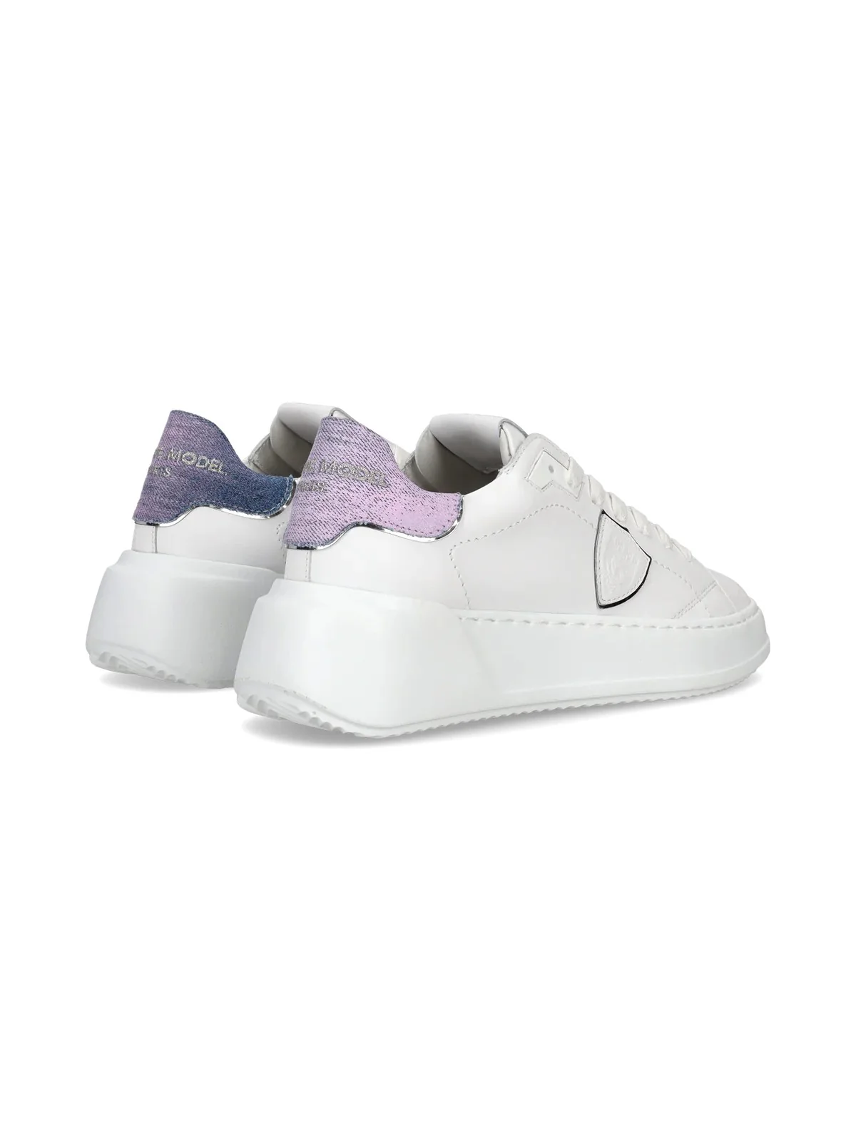 PHILIPPE MODEL Sneaker Donna Tres temple low woman BJLD VDD1 Bianco - Image 2