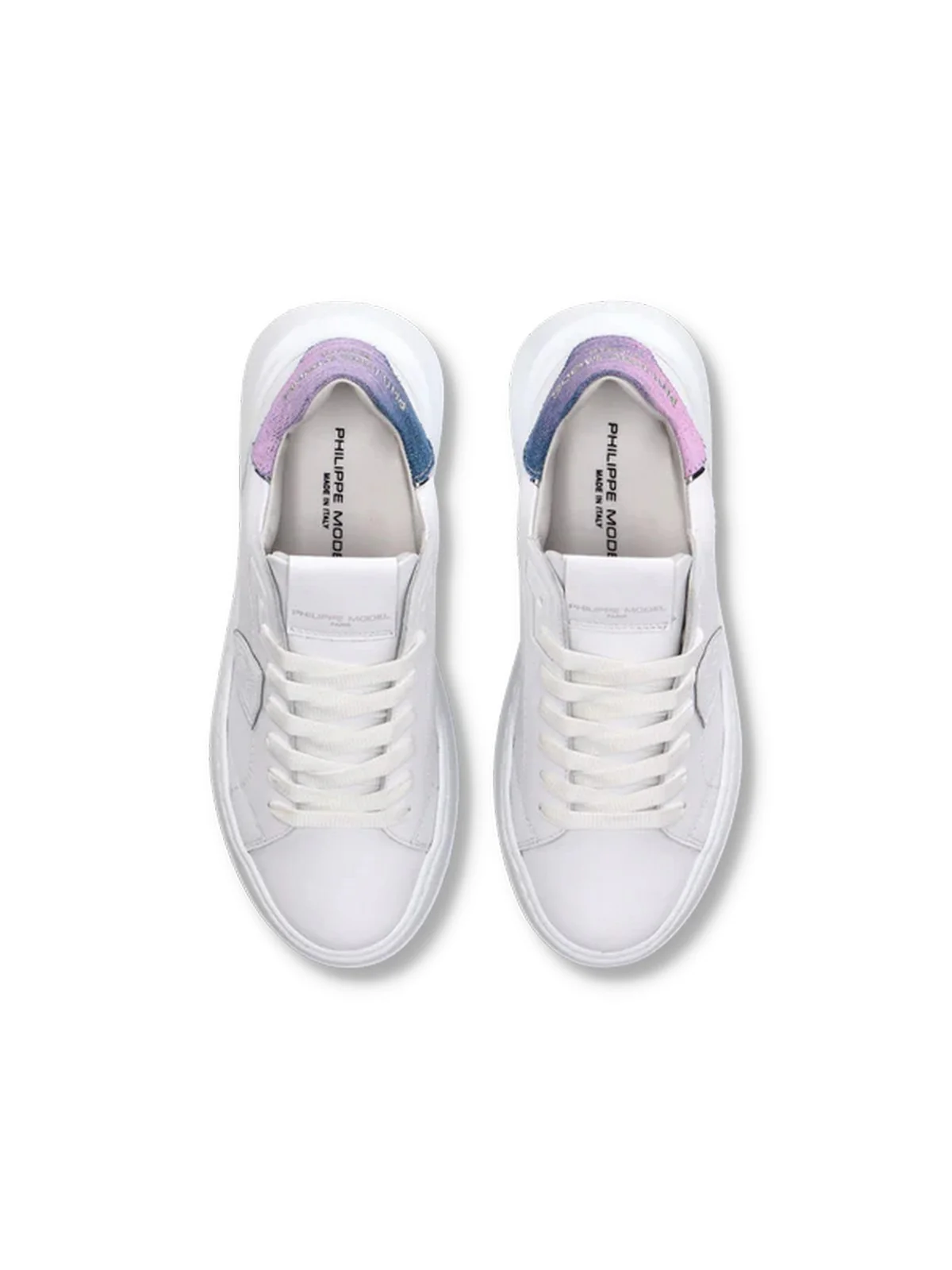 PHILIPPE MODEL Sneaker Donna Tres temple low woman BJLD VDD1 Bianco - Image 3