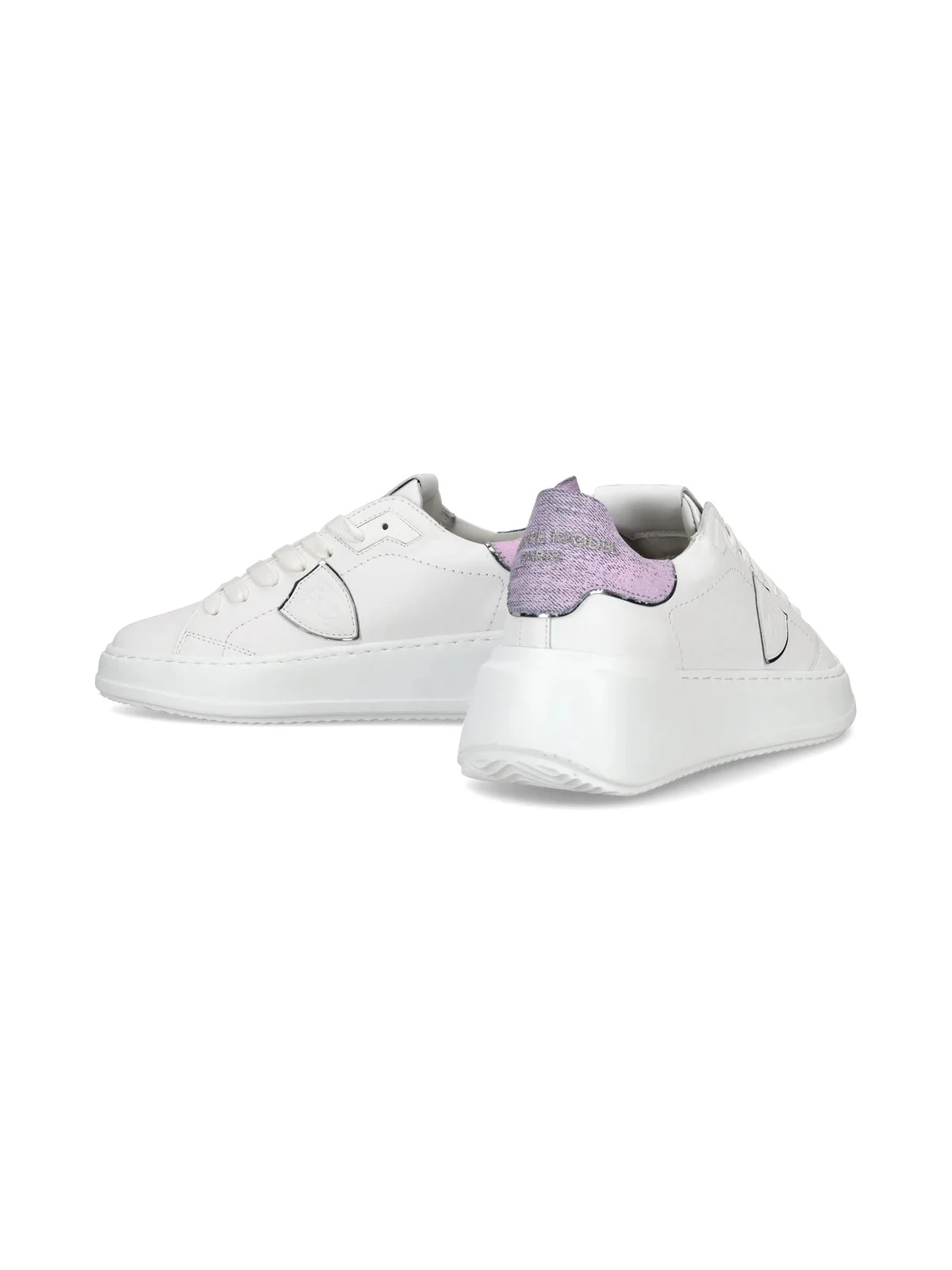 PHILIPPE MODEL Sneaker Donna Tres temple low woman BJLD VDD1 Bianco - Image 5