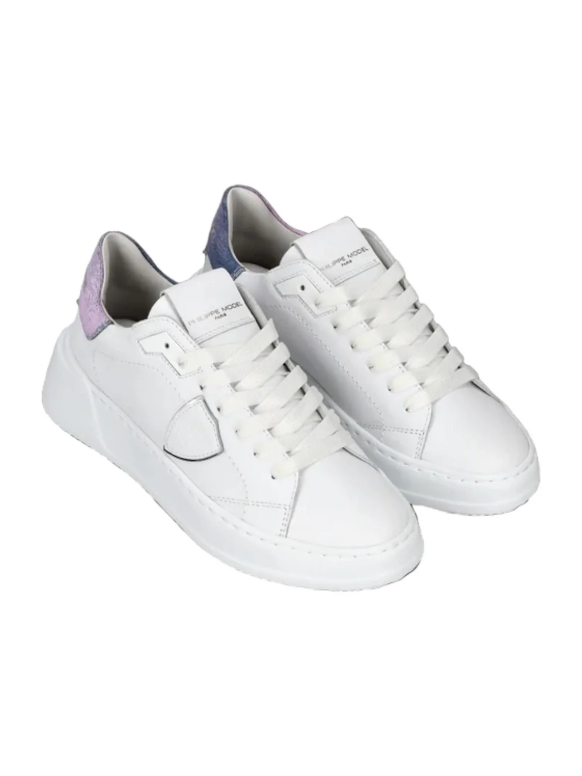 PHILIPPE MODEL Sneaker Donna Tres temple low woman BJLD VDD1 Bianco - Image 6