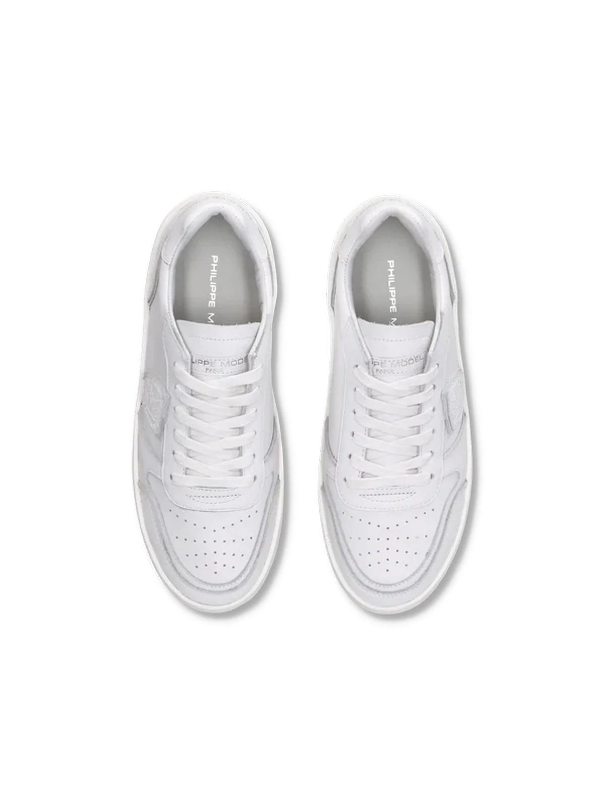 PHILIPPE MODEL Sneaker Uomo Nice Low Man VNLU V001 Bianco - Image 4