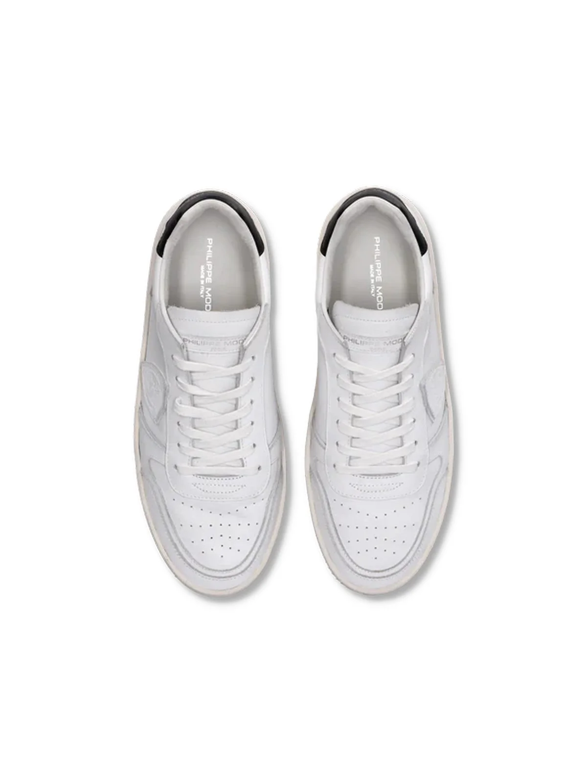 PHILIPPE MODEL Sneaker Uomo Nice Low Man VNLU V002 Bianco - Image 4