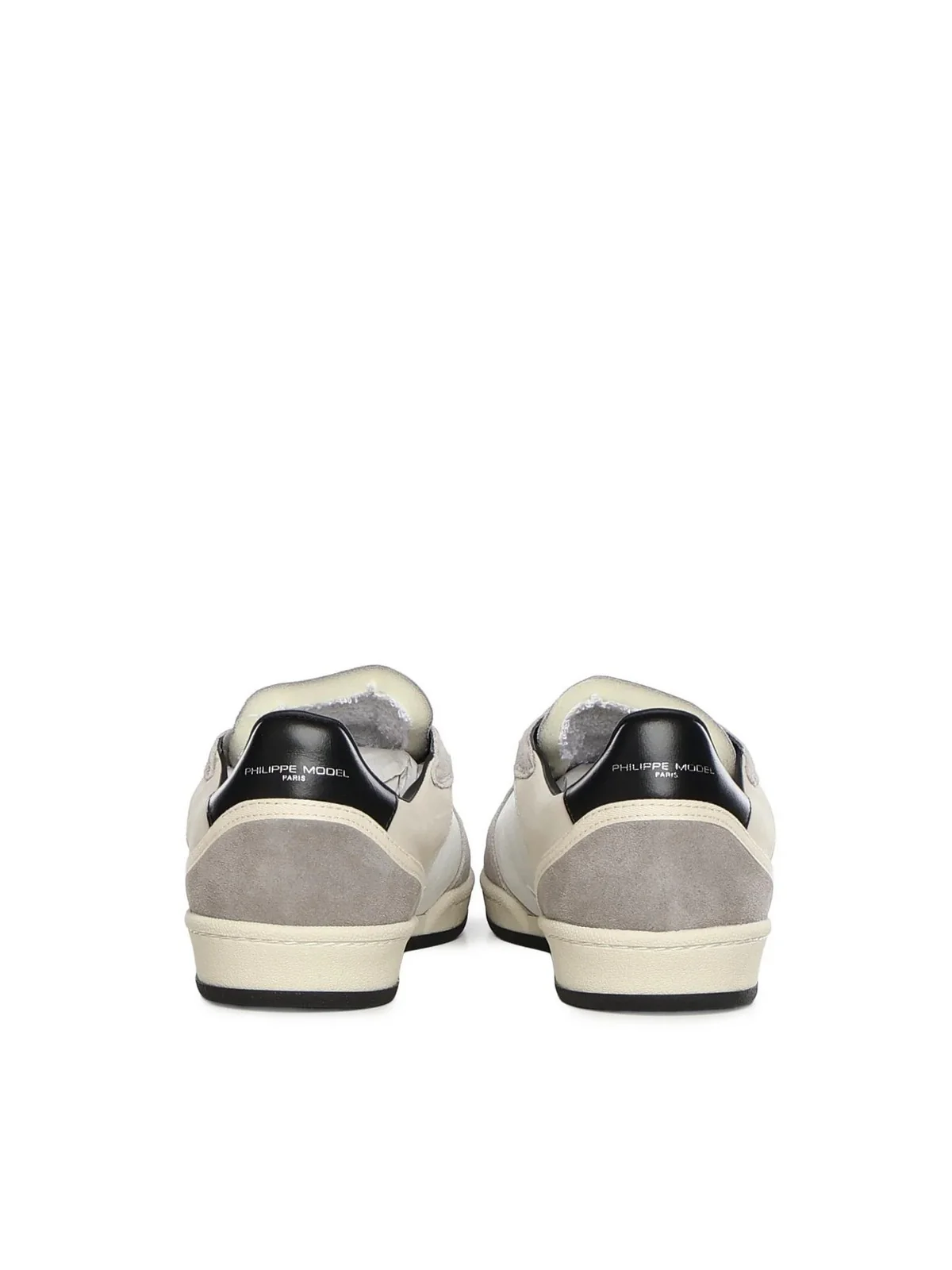 PHILIPPE MODEL Sneaker Uomo PGAL LOW MAN PGLU VD03 VEAU DAIM_BLANC NOIR - Image 3