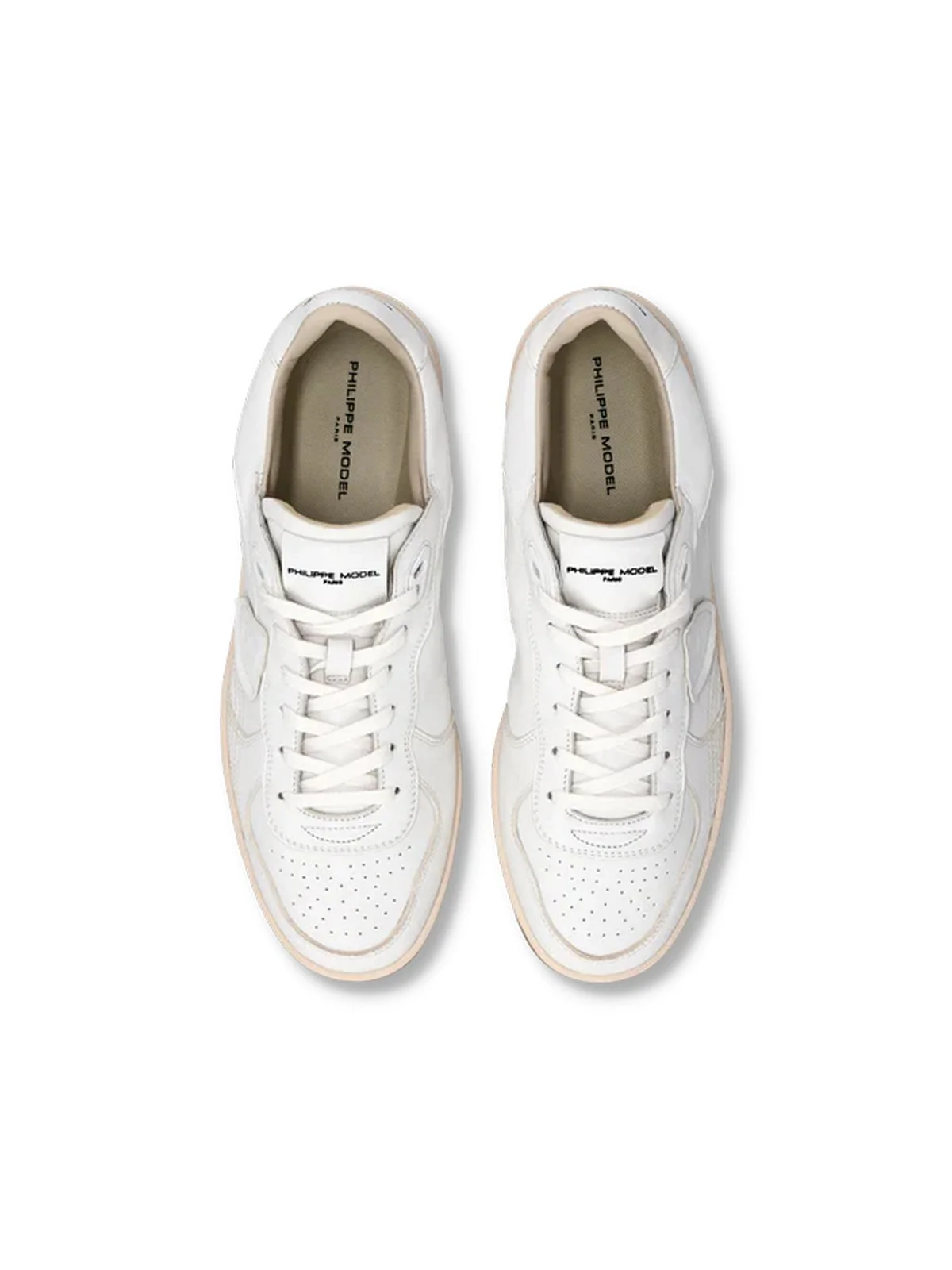 PHILIPPE MODEL Sneaker Uomo PGAL LOW MAN PGLU WW01 WEST_BLANC - Image 4