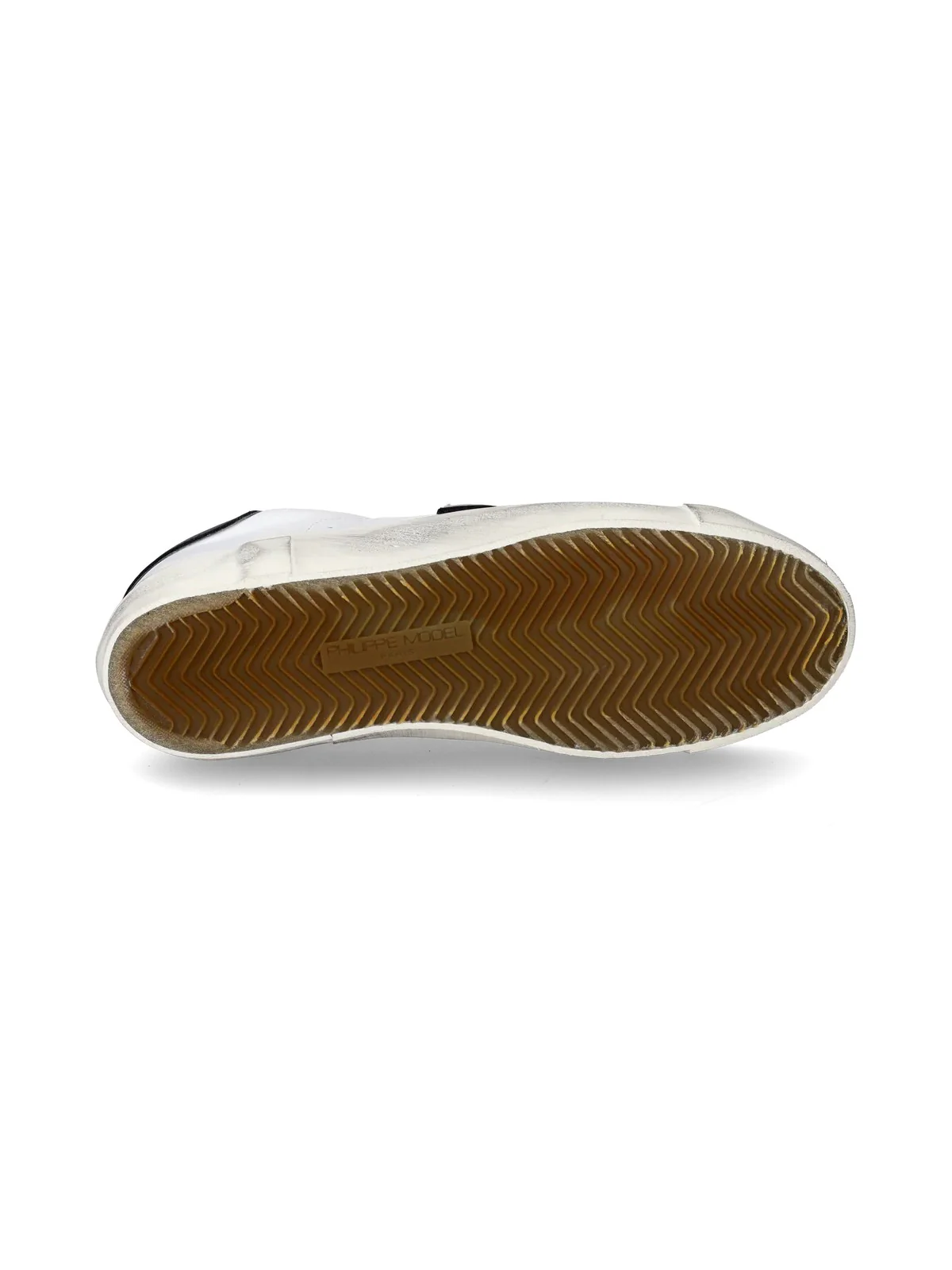 PHILIPPE MODEL Sneaker Uomo Prsx Low Man PRLU 1011 BASIC_BLANC NOIR - Image 5