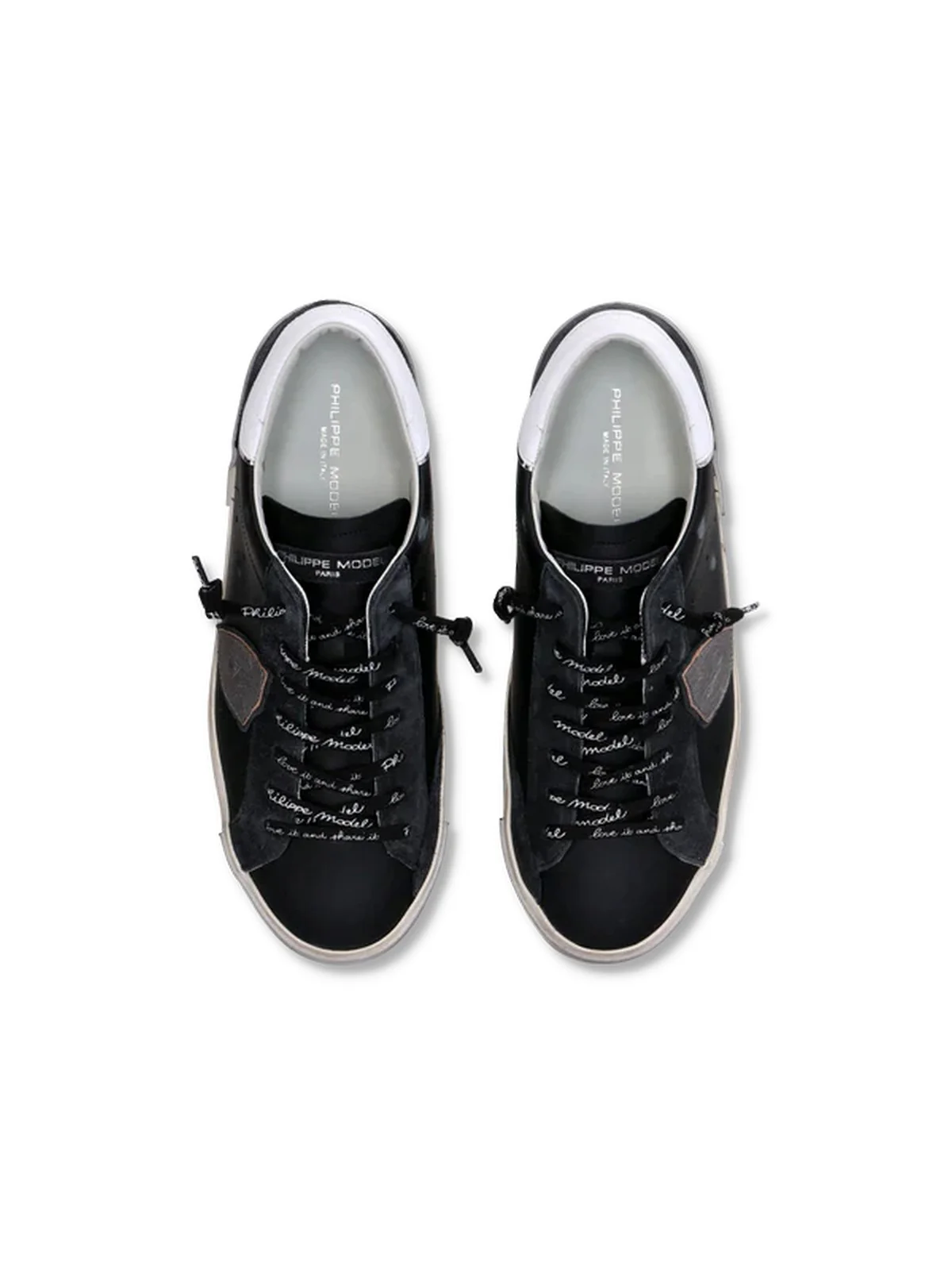 PHILIPPE MODEL Sneaker Uomo Prsx Low Man PRLU MA01 Bianco - Image 4