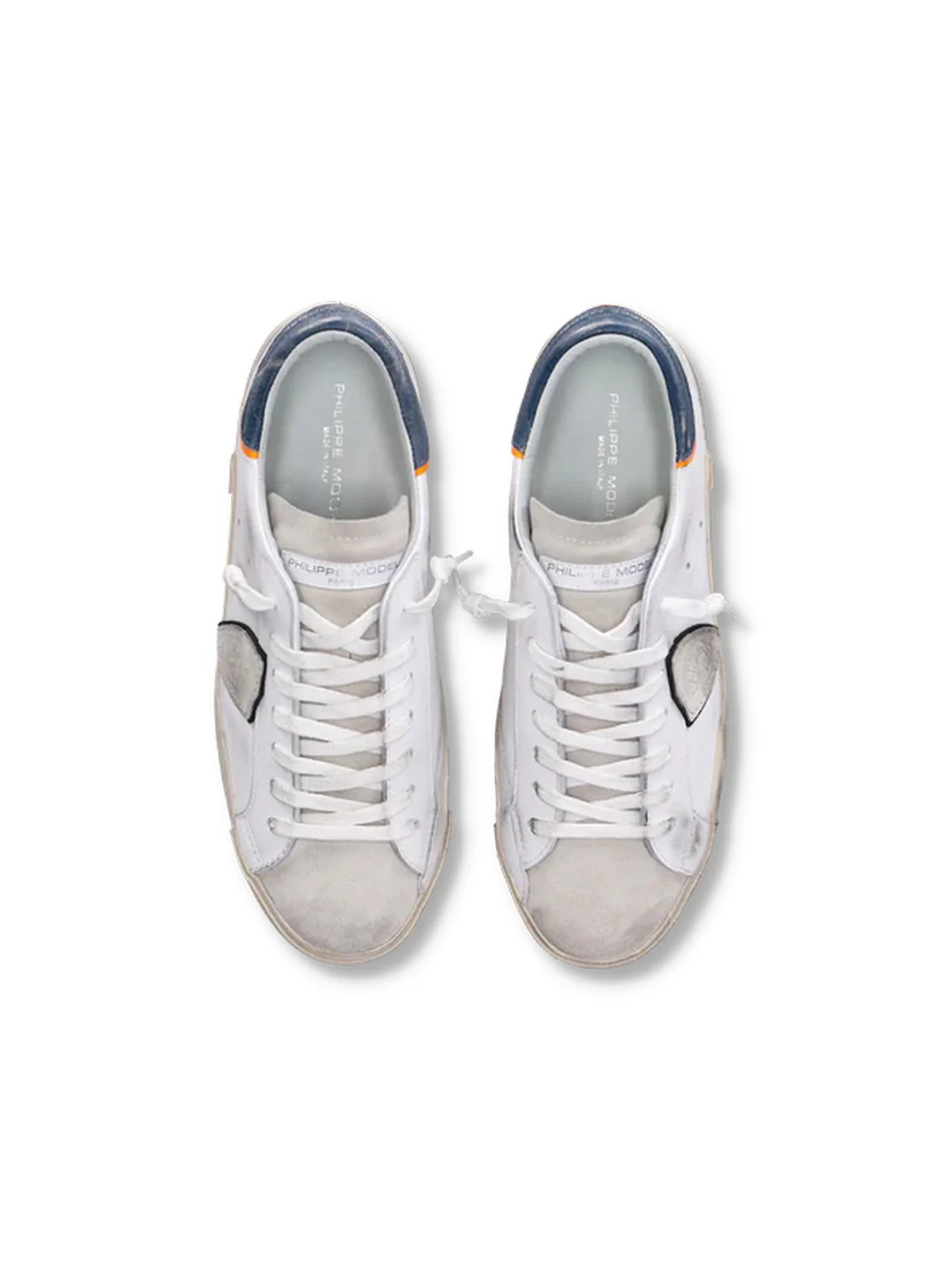 PHILIPPE MODEL Sneaker Uomo Prsx Low Man PRLU VV02 Bianco - Image 4
