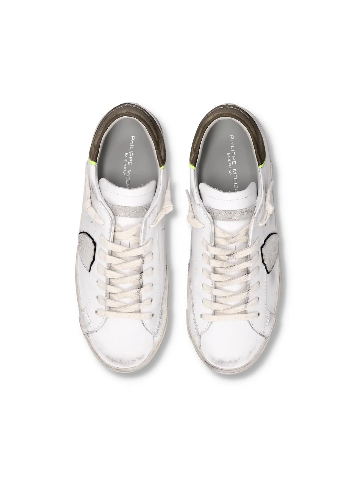 PHILIPPE MODEL Sneaker Uomo Prsx Low Man PRLU VV08 Bianco - Image 4