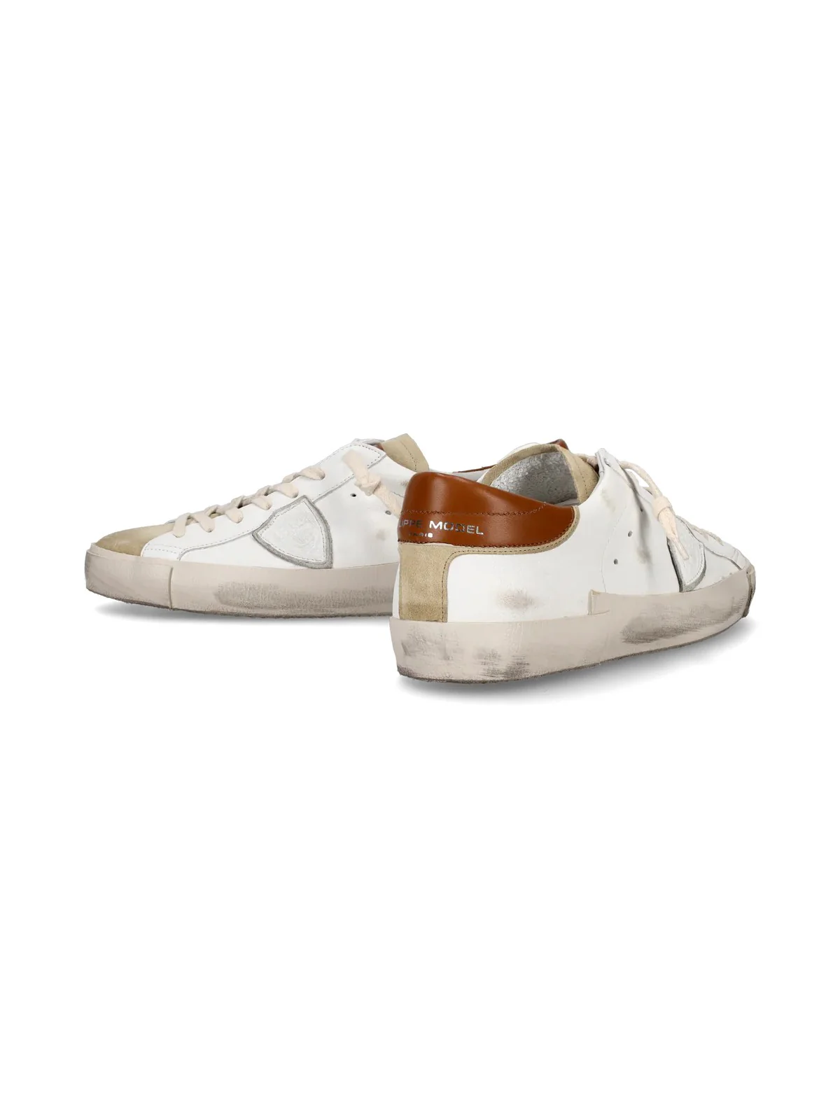 PHILIPPE MODEL Sneaker Uomo Prsx Low Man PRLU WX30 Beige - Image 2