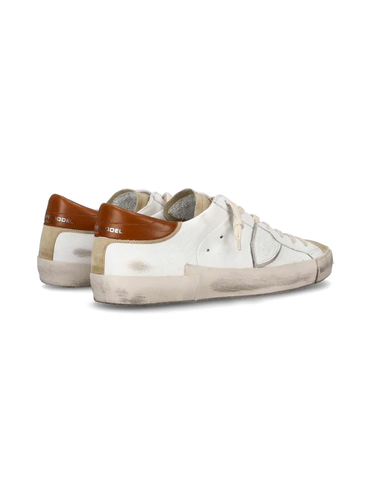 PHILIPPE MODEL Sneaker Uomo Prsx Low Man PRLU WX30 Beige - Image 5