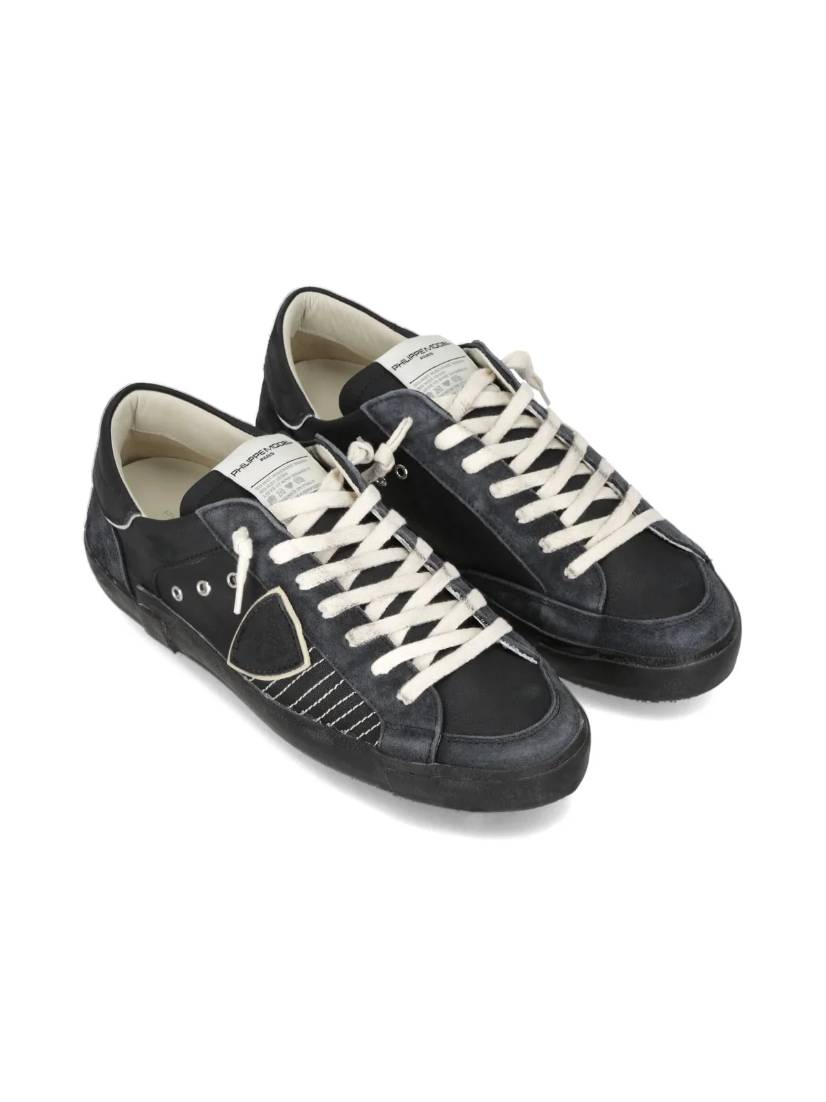 PHILIPPE MODEL Sneaker Uomo Prsx Low Man PRLU XP09 MIXAGE POP_NOIR NOIR - Image 6